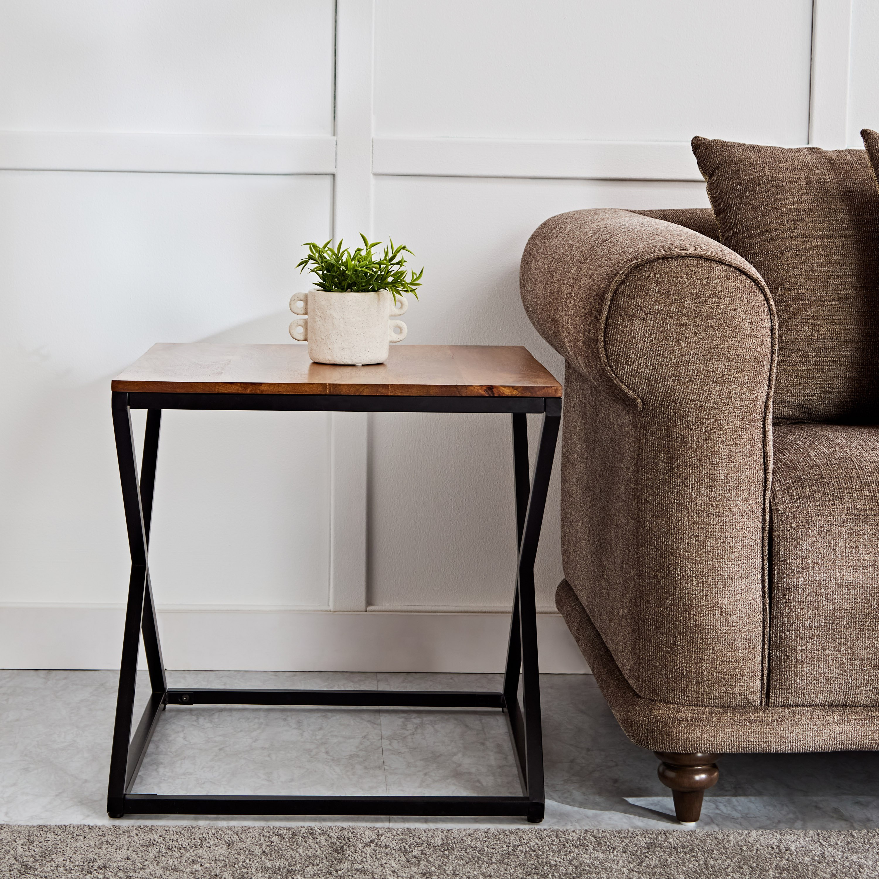 Solid wood end tables deals with drawers