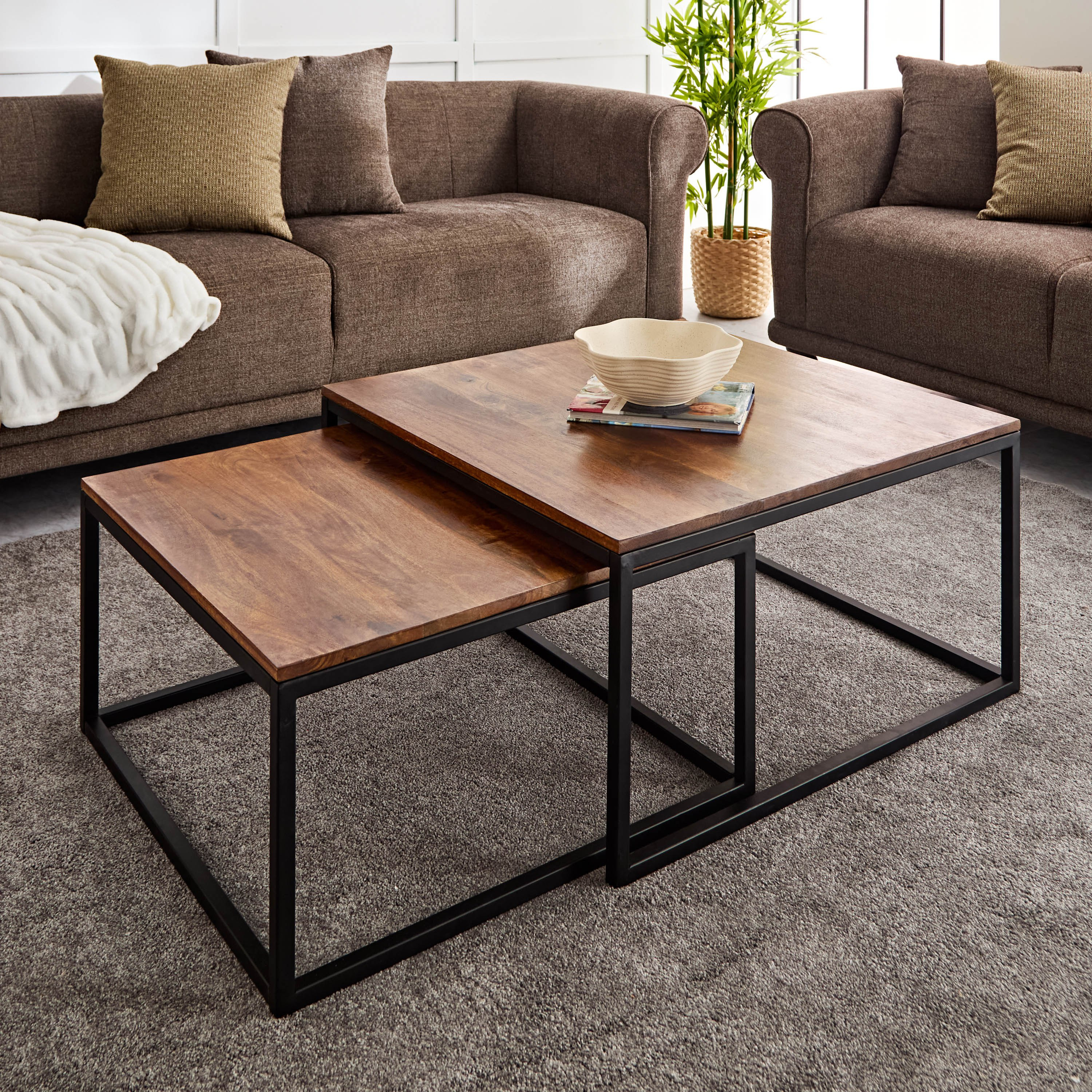 Solid wood coffee store tables for sale