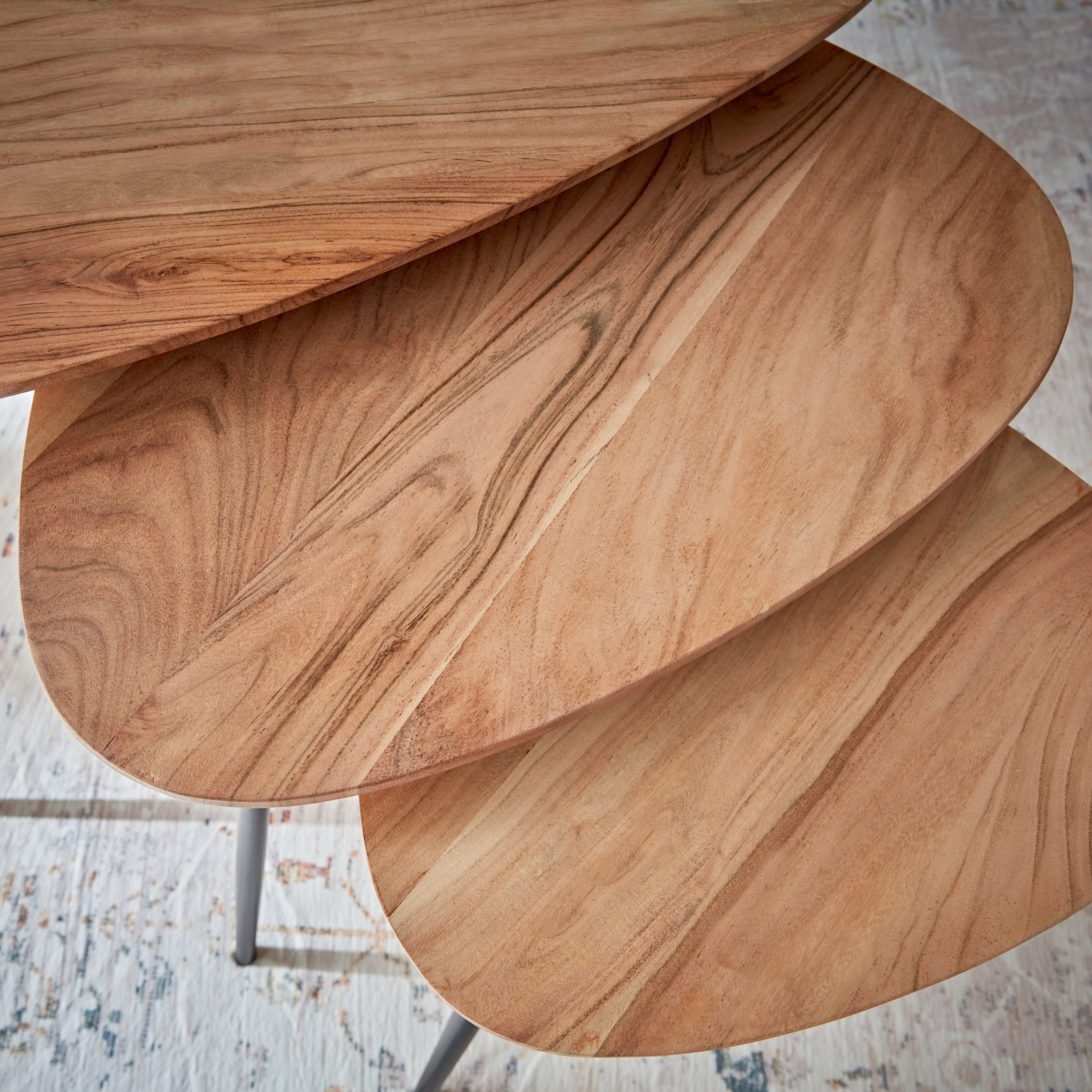 Cavon Matika Solid Wood Nest of Table - Set of 3-hbxfurniture-livingroom-nestingtables-image-6