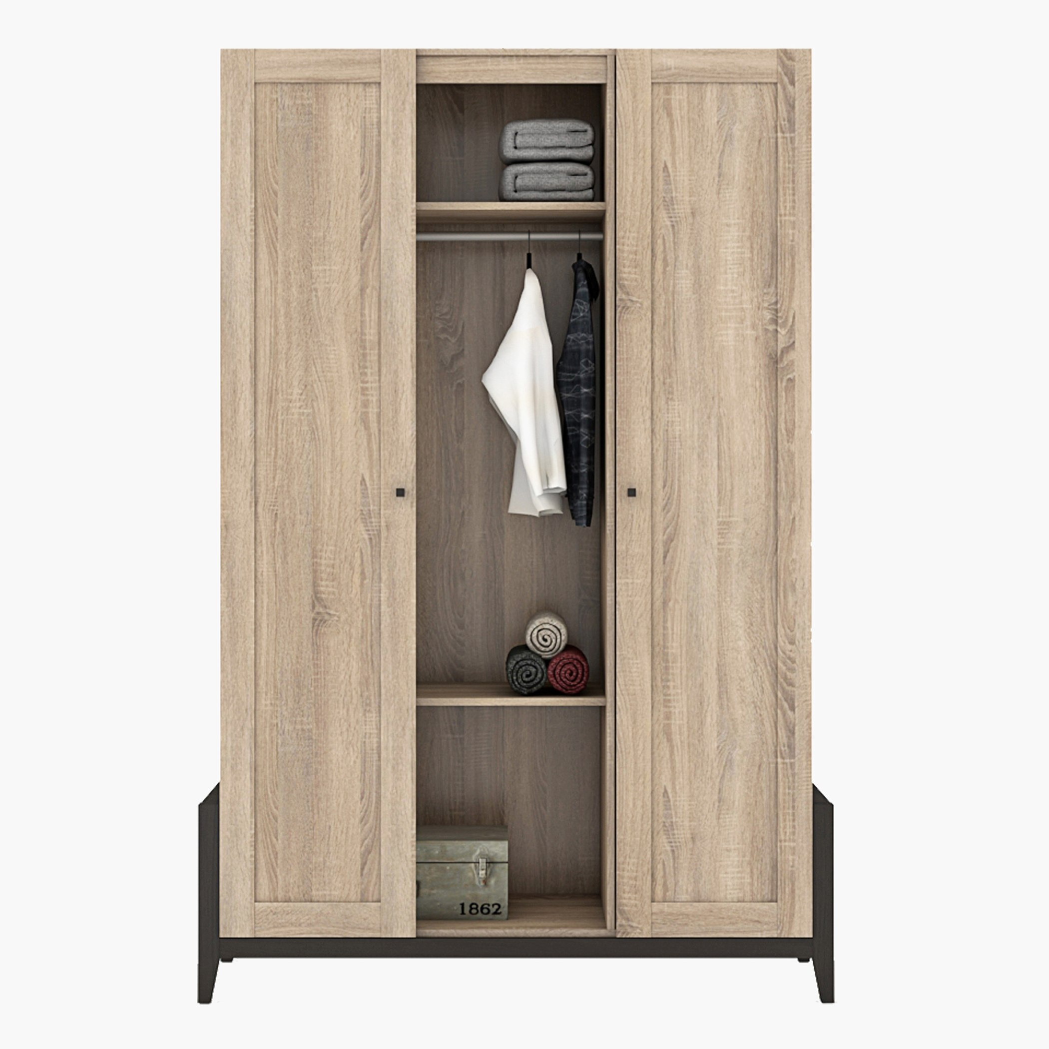خزانة ملابس 3 أبواب من شيلدون-hbxfurniture-wardrobes-image-5
