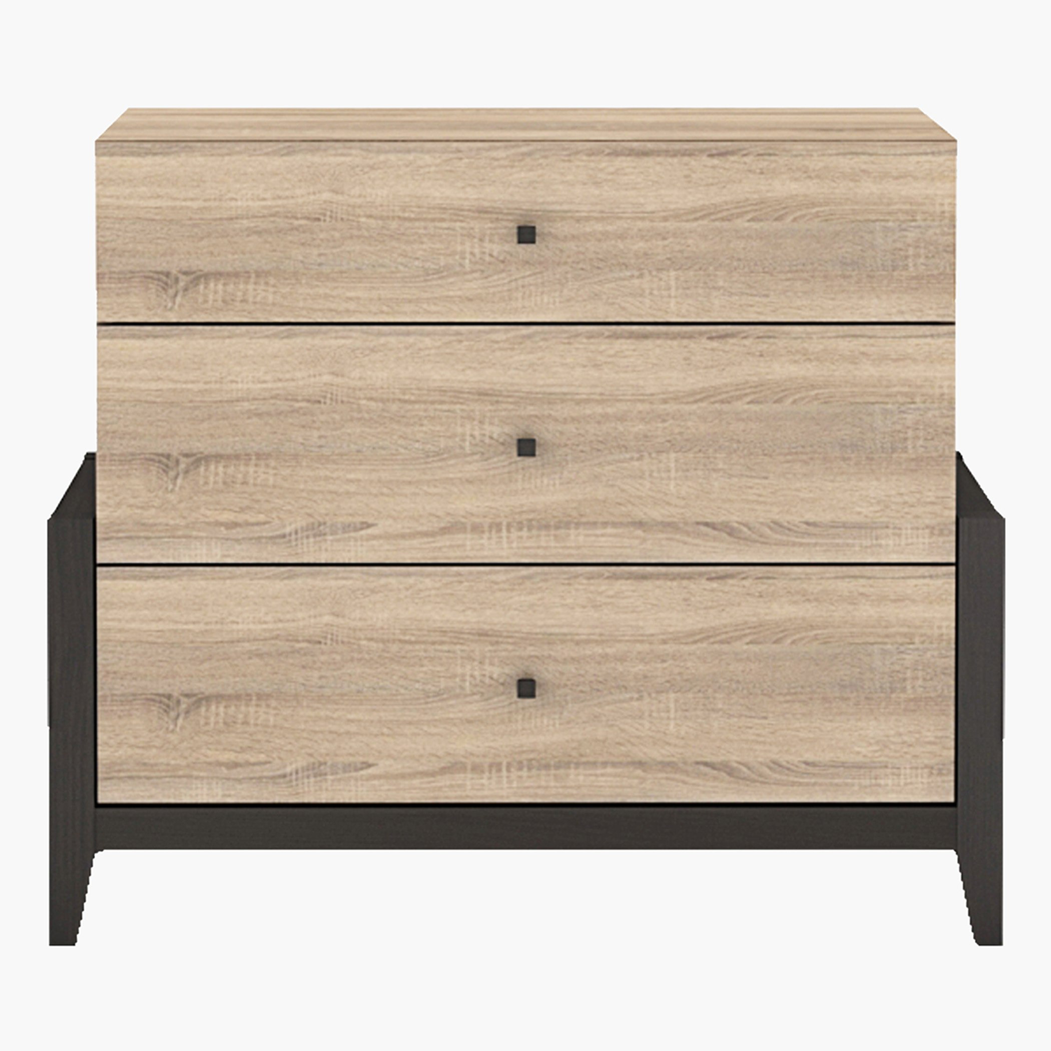 طاولة تزيين صغيرة 3 أدراج دون مرآة من شيلدون-hbxfurniture-kidsroom-kidsdressersandmirrors-image-2
