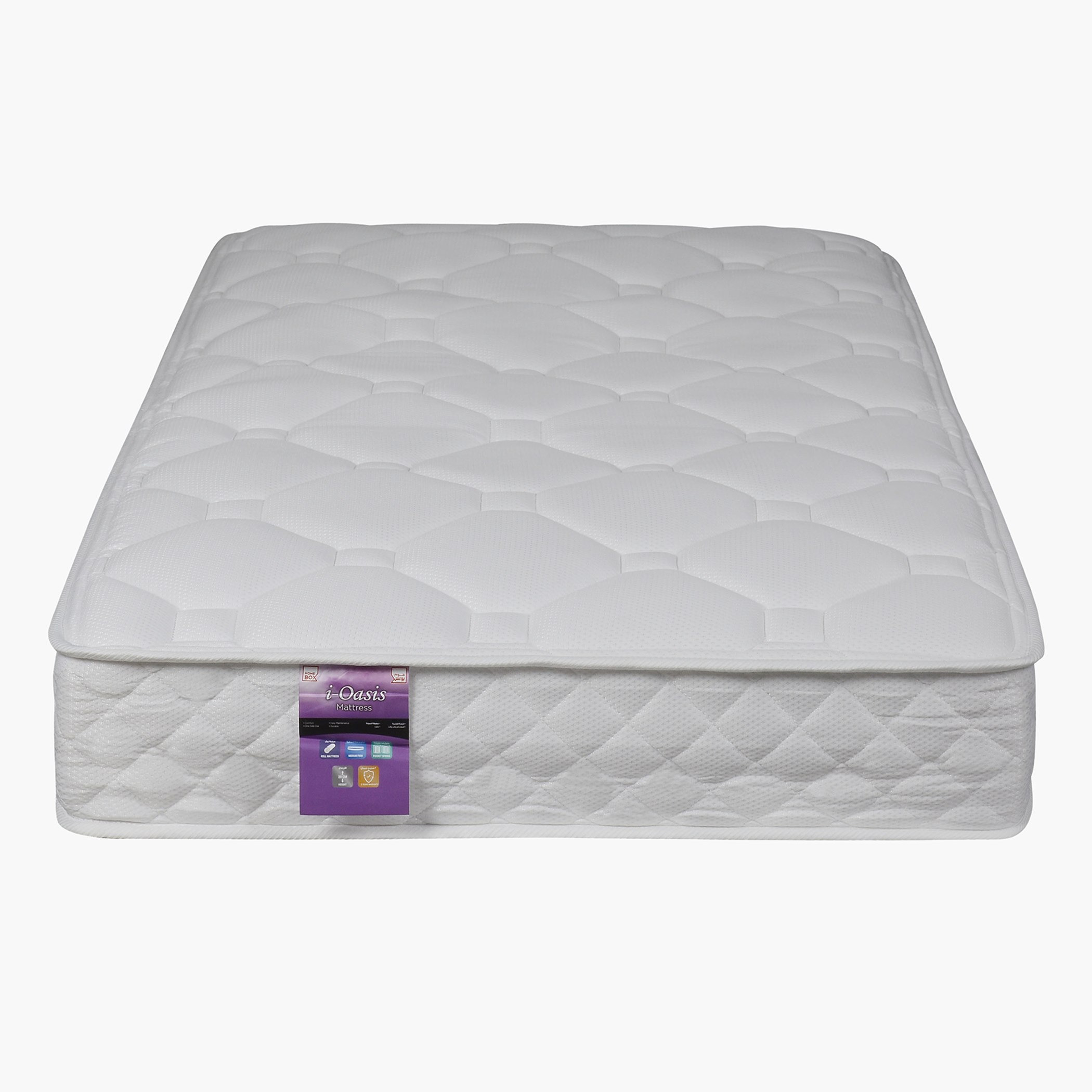 مرتبة فردية بنوابض جيبية من أي أويسيس - 90x190x20 سم-hbxfurniture-bedroom-mattresses-single-image-6