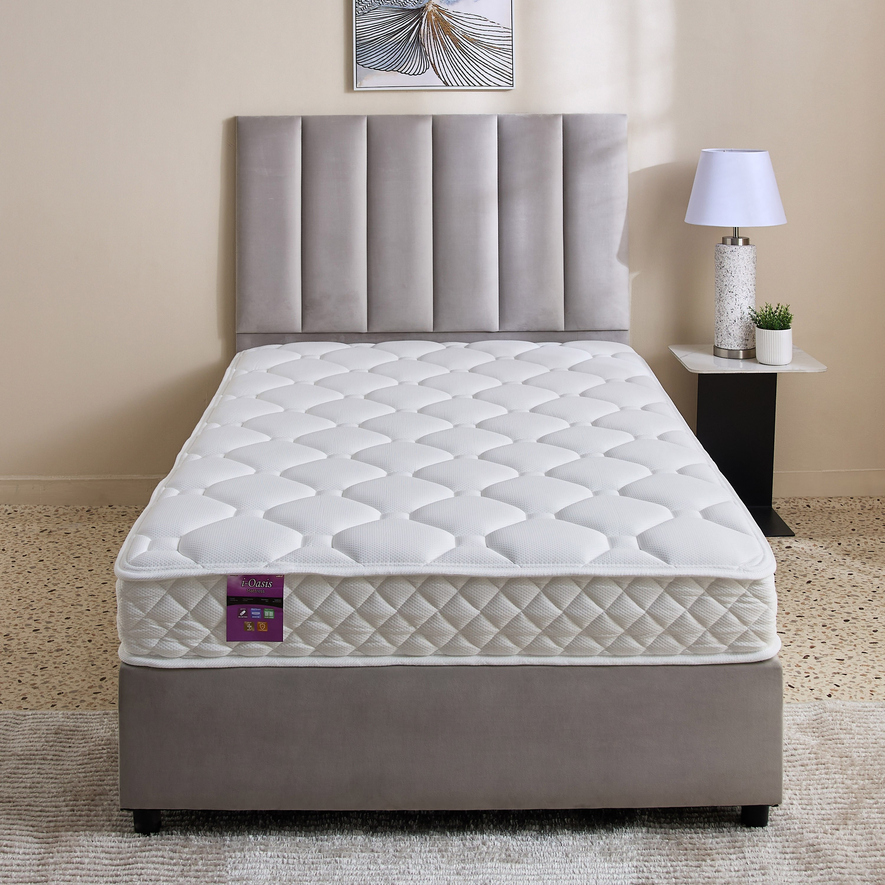 iOasis Twin Pocket Spring Mattress - 120x200x20 cm-hbxfurniture-mattresses-twin-image-2
