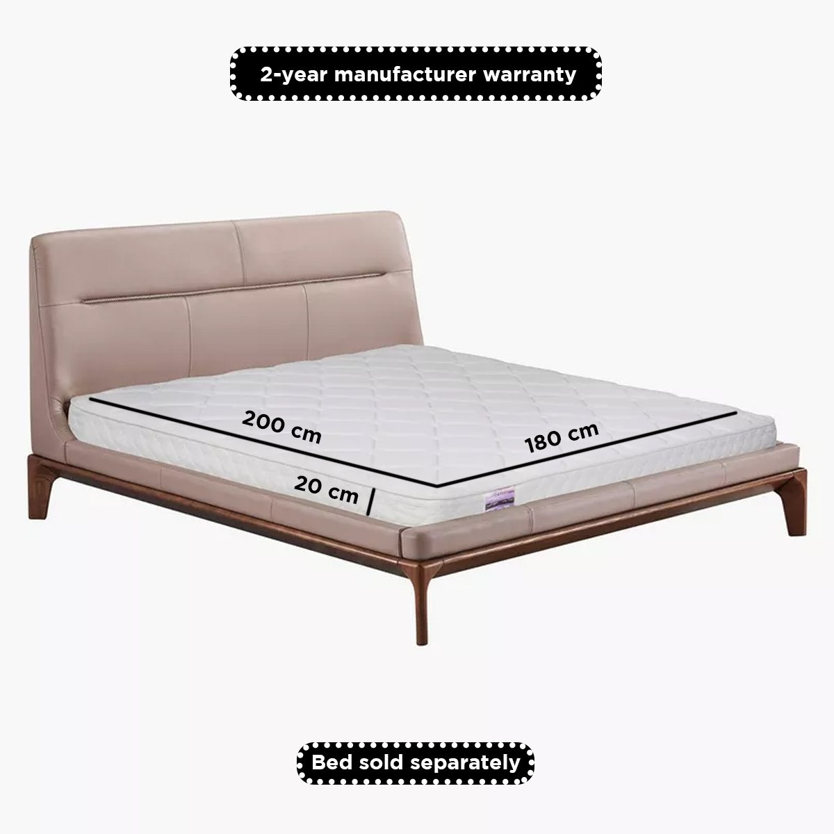 مرتبة كينج بنوابض جيبية من أيوسيز- 180x200x20 سم-hbxfurniture-mattresses-king-image-25