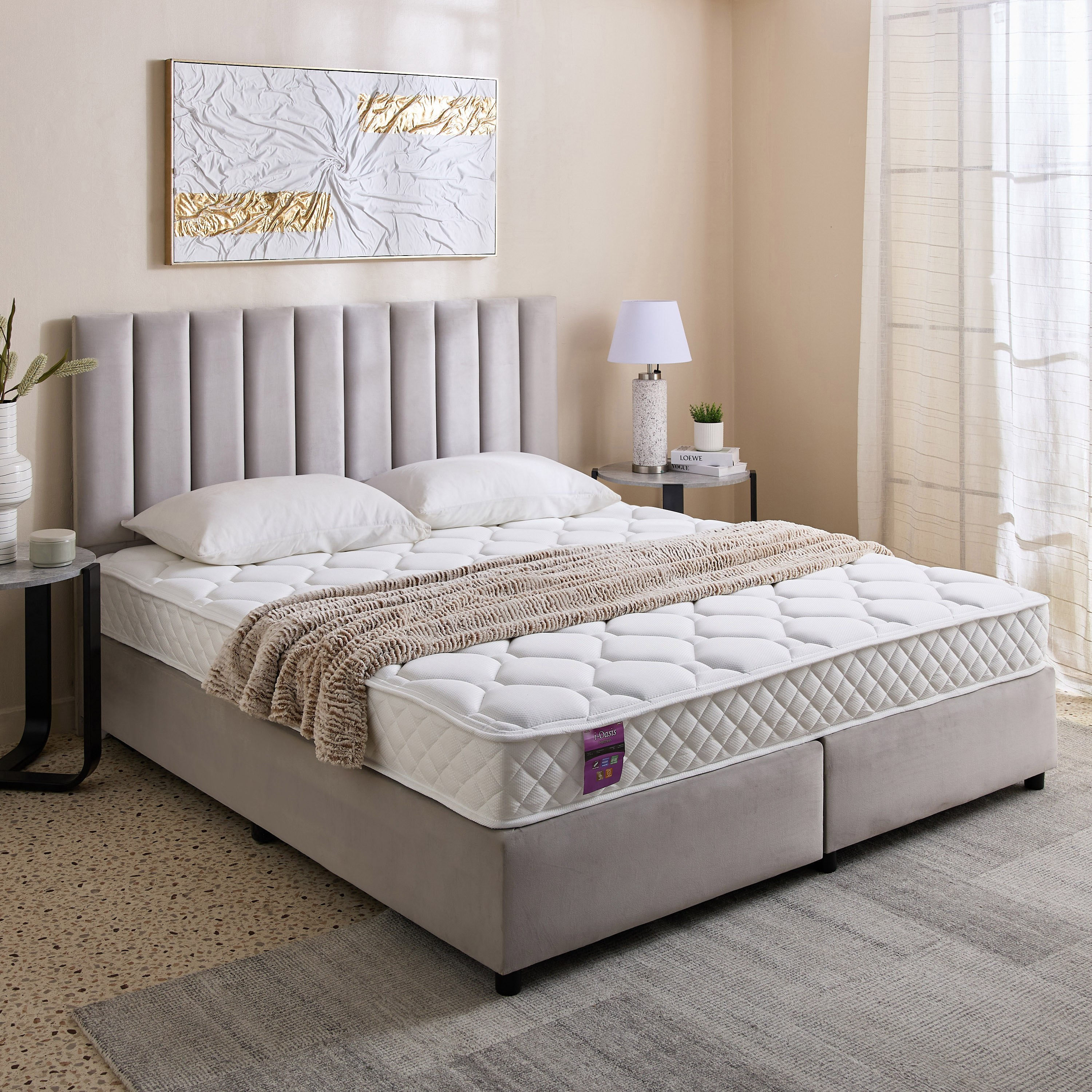 مرتبة كينج بنوابض جيبية 3 مناطق من سليب إيز آي أويسيس - 180x200x20 سم-hbxfurniture-mattresses-king-image-9
