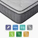 iAeroluxe Cool Gel Infused King Pocket Spring Mattress - 180x200x30 cm-King-thumbnailMobile-0