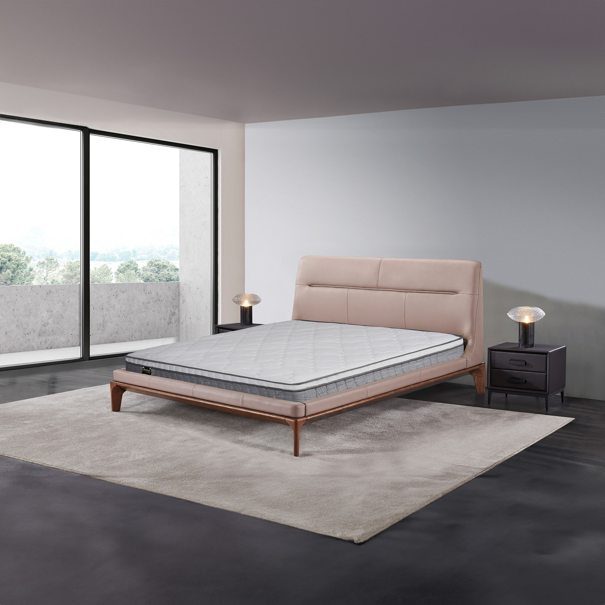 SleepLuxe iAeroluxe Cooling Gel Infused 3-Zone Pocket Spring King Mattress - 180x200x30 cm-hbxfurniture-mattresses-king-image-8