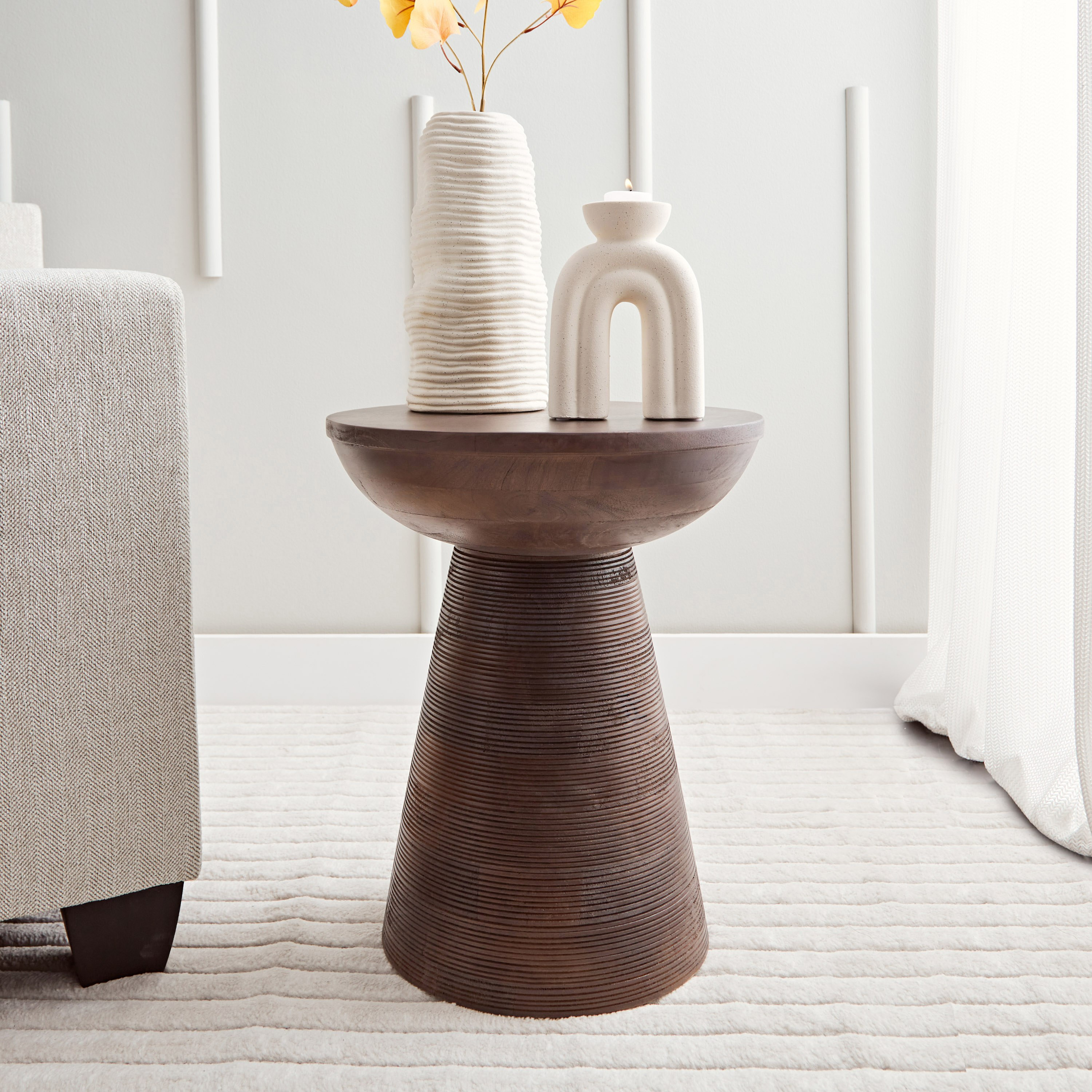 Lagune Solid Wood Side Table-hbxfurniture-livingroom-endtables-image-1