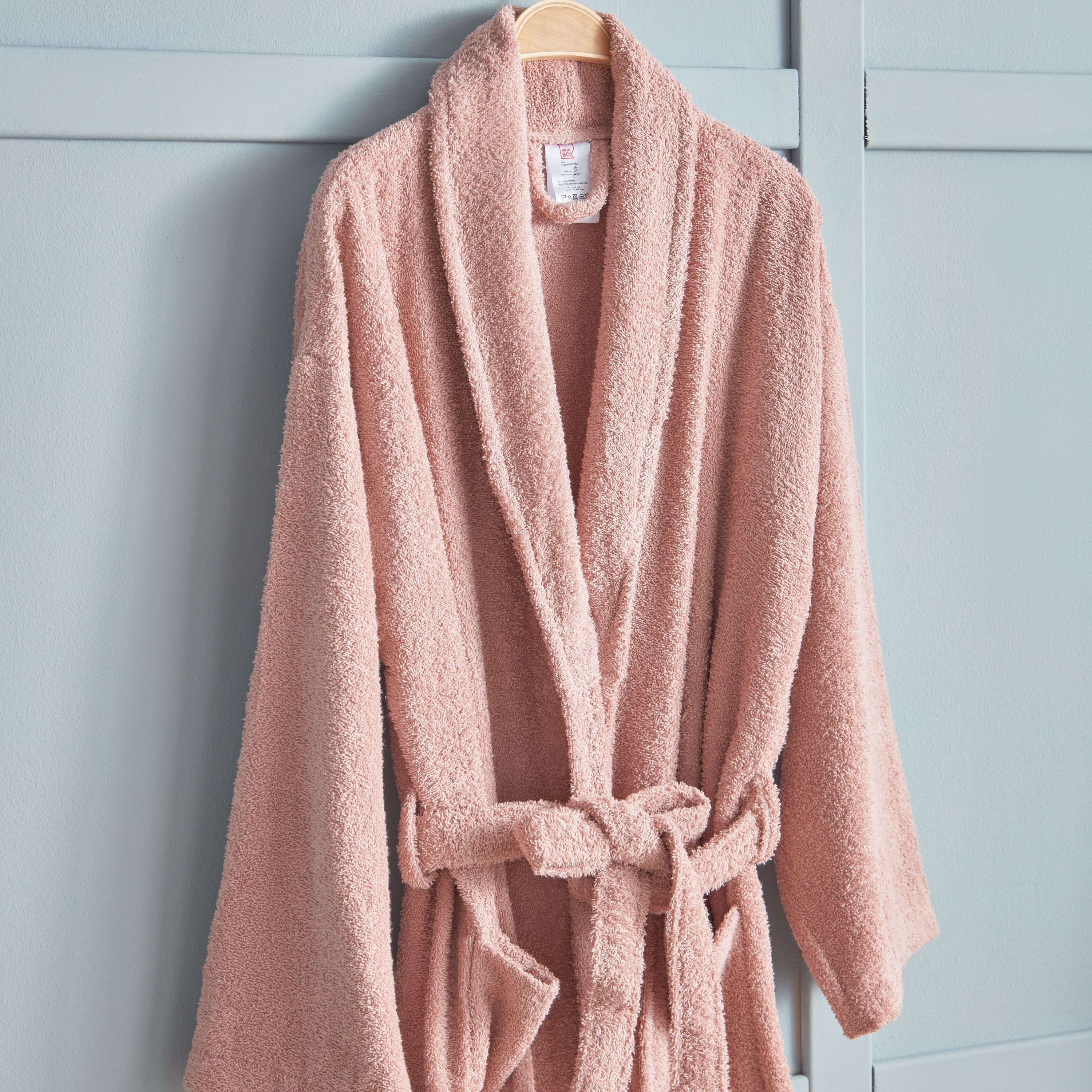 روب حمّام منسدل للبالغين من إسنشيال - كبير-hbxbathroom-bathroomtextiles-image-2