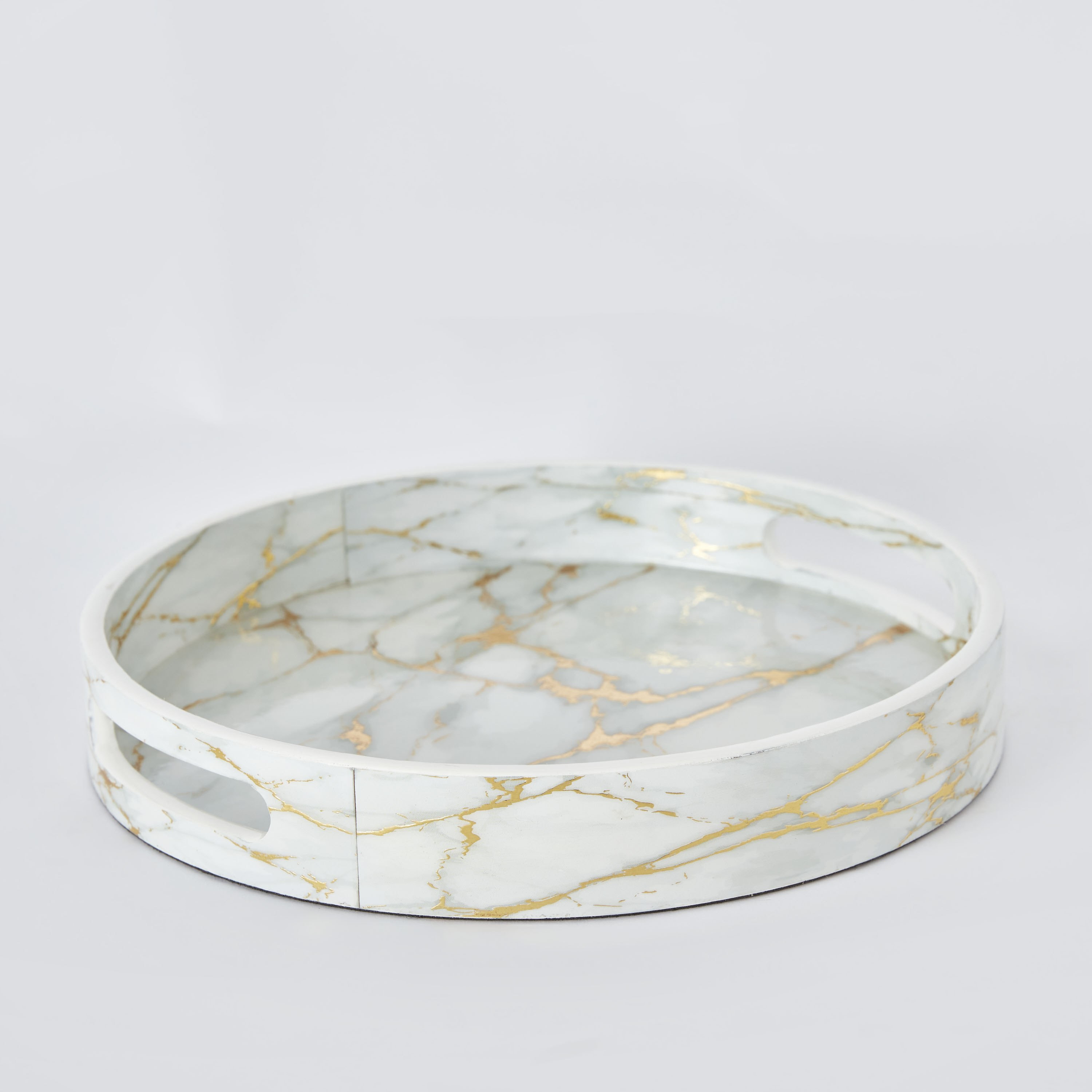صينية مستديرة بطبعات رخام من أرمايا - 30x45 سم-hbxhomeware-hbxdecorandfurnishings-image-5