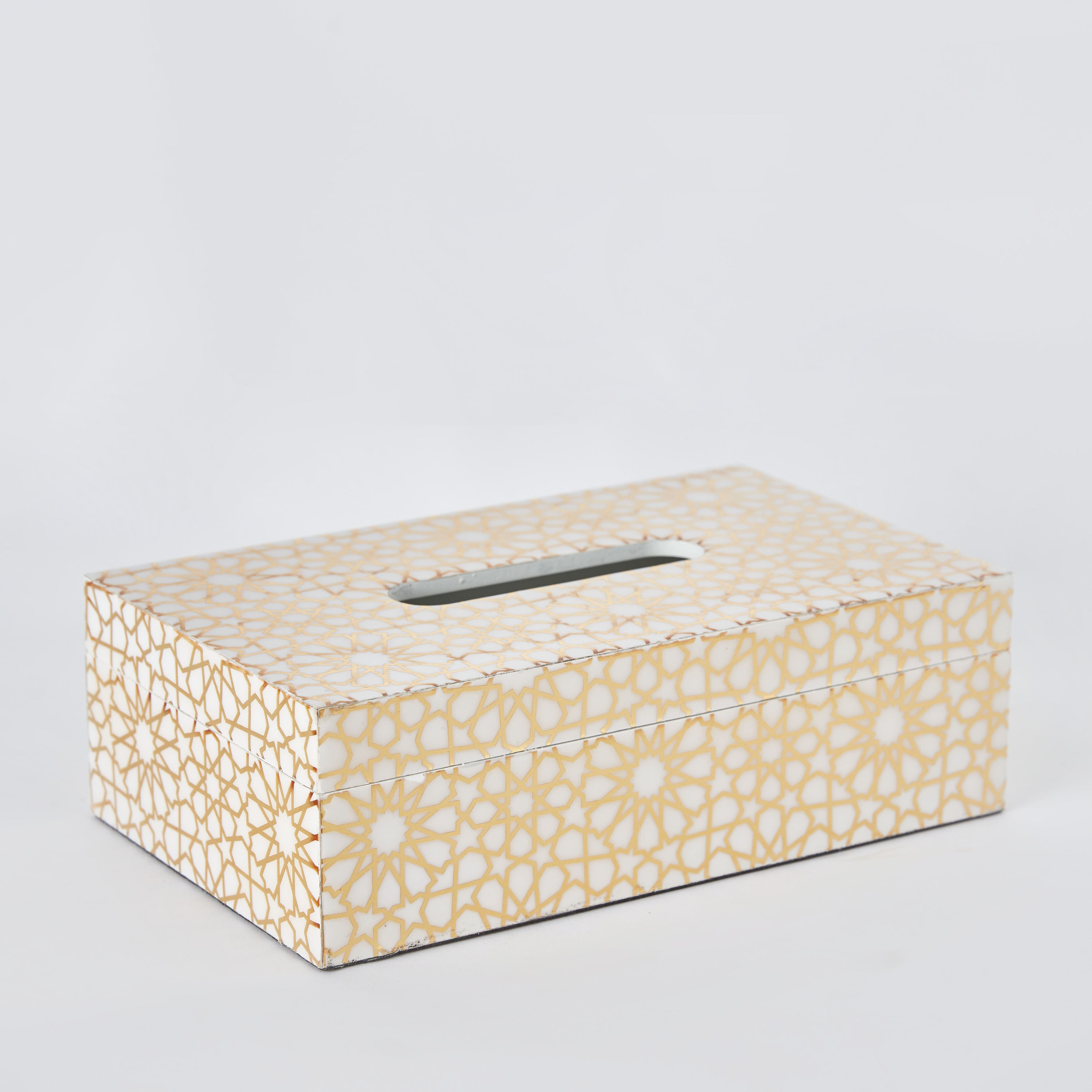 حامل علبة مناديل بطبعات زيليج من أرمايا - 23.5x14x7.5 سم-hbxdecorandfurnishings-homeaccessories-novelties-image-7