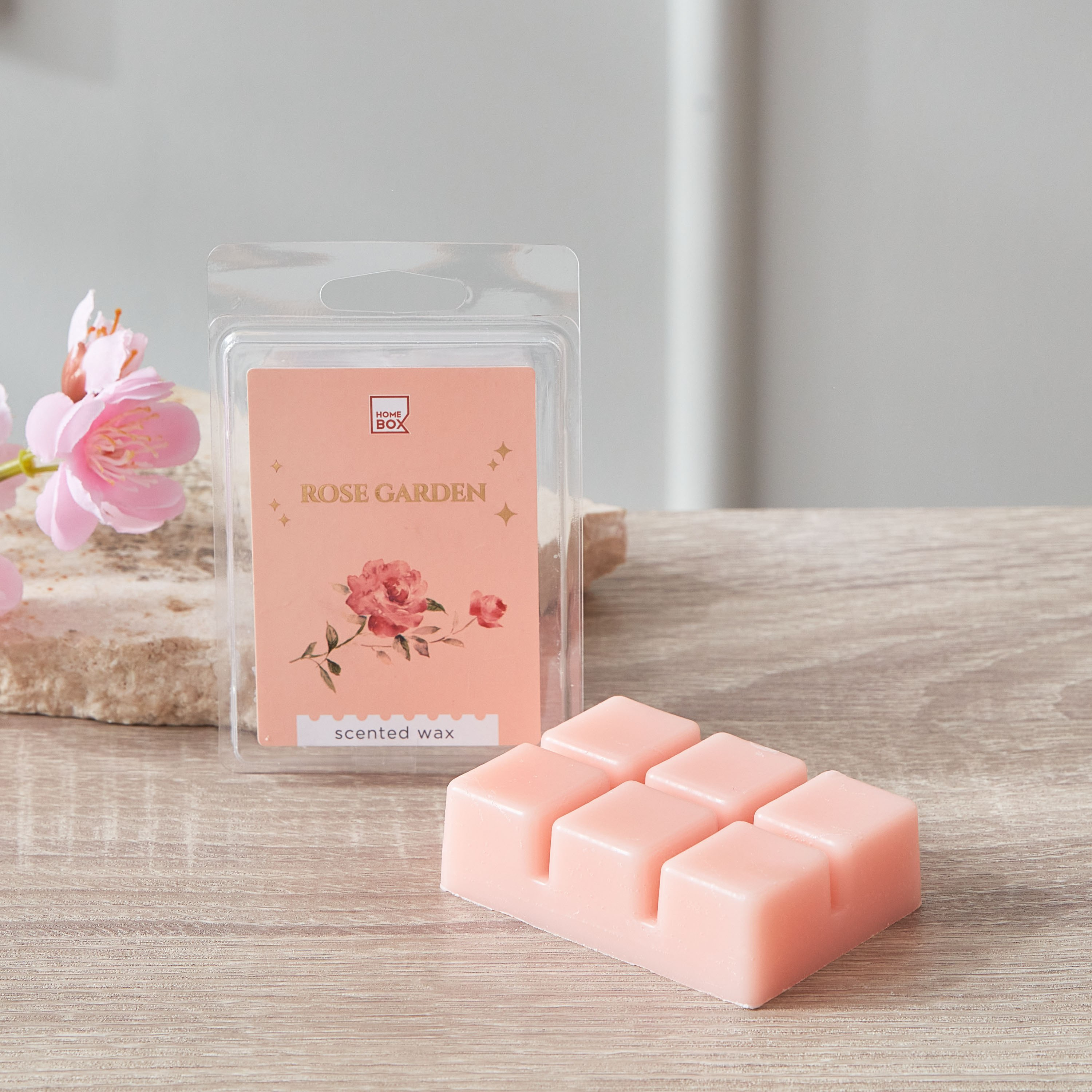 شمع مذاب روز جاردن من قارا - 11x7.3x2.3 سم-hbxlivingroom-decorandaccessories-candles-image-1