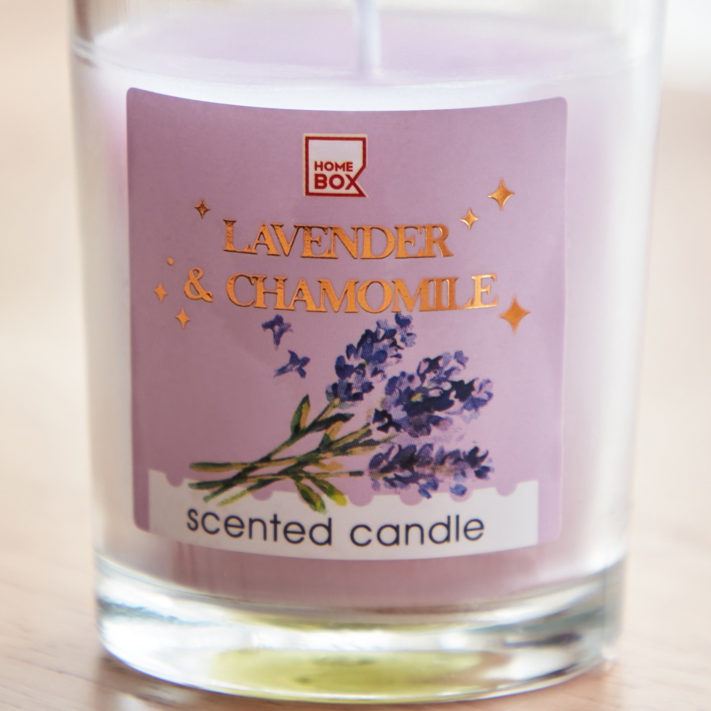 شمعة زجاجية برائحة اللافندر والبابونج من قارا - 50 جم-hbxlivingroom-decorandaccessories-candles-image-4