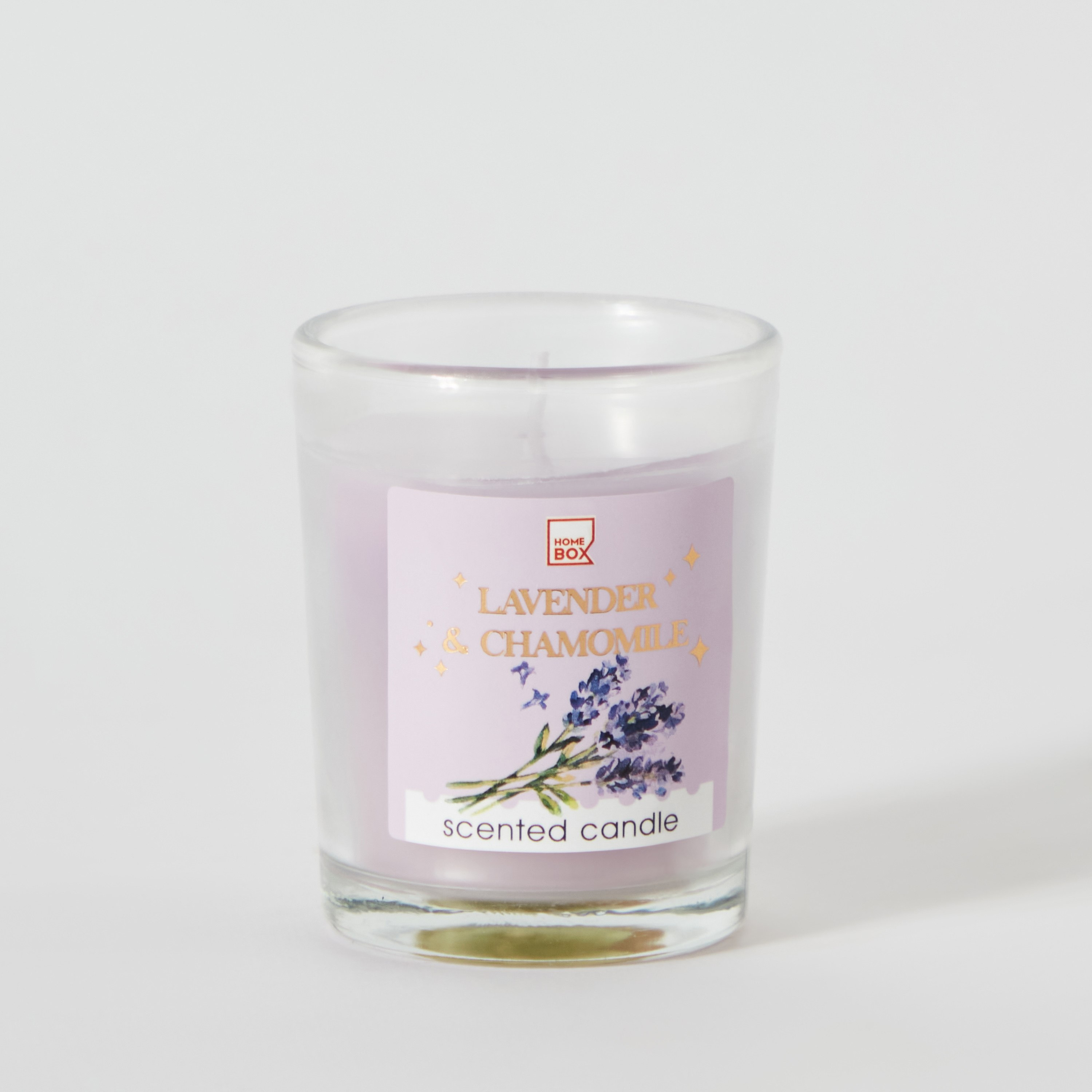 شمعة زجاجية برائحة اللافندر والبابونج من قارا - 50 جم-hbxlivingroom-decorandaccessories-candles-image-6