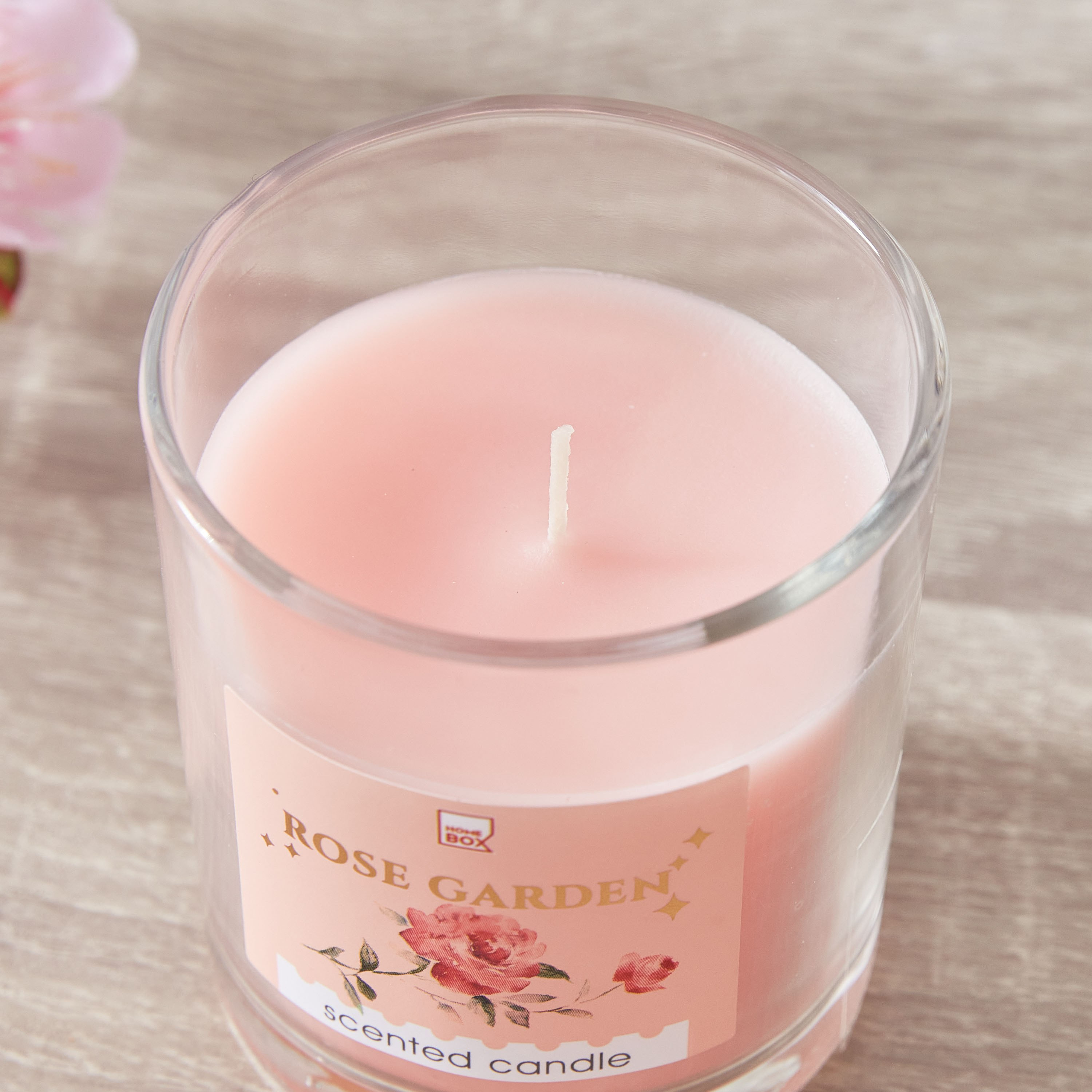 Qara Rose Garden Jar Candle - 7x8 cm-hbxlivingroom-decorandaccessories-candles-image-3