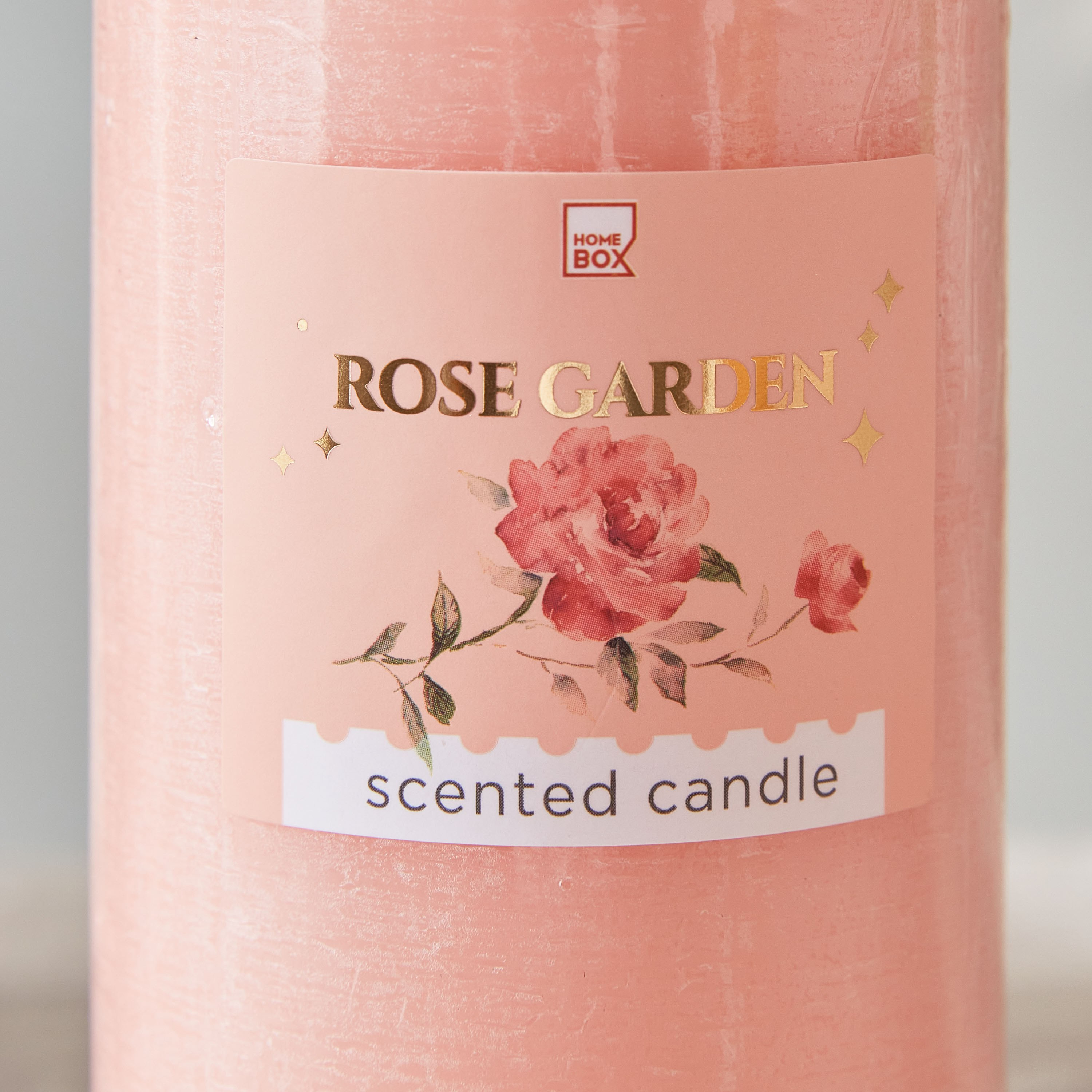 Qara Rose Garden Pillar Candle - 6.8x15 cm-hbxlivingroom-decorandaccessories-candles-image-3