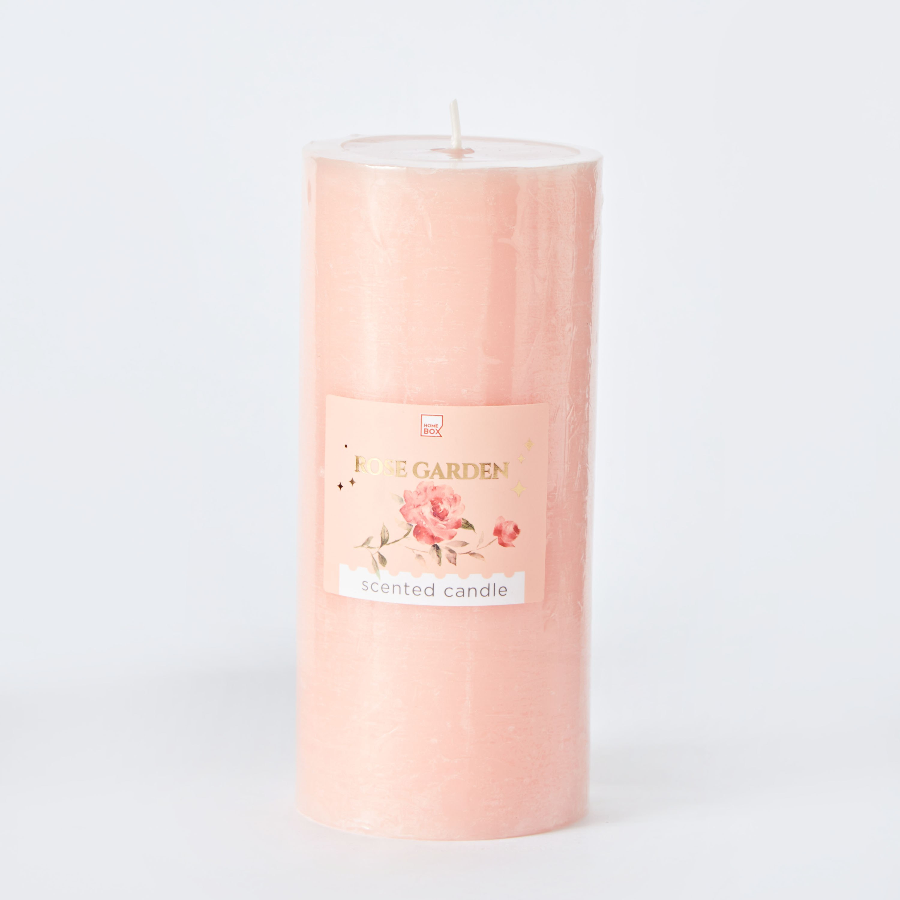 Qara Rose Garden Pillar Candle - 6.8x15 cm-hbxlivingroom-decorandaccessories-candles-image-6