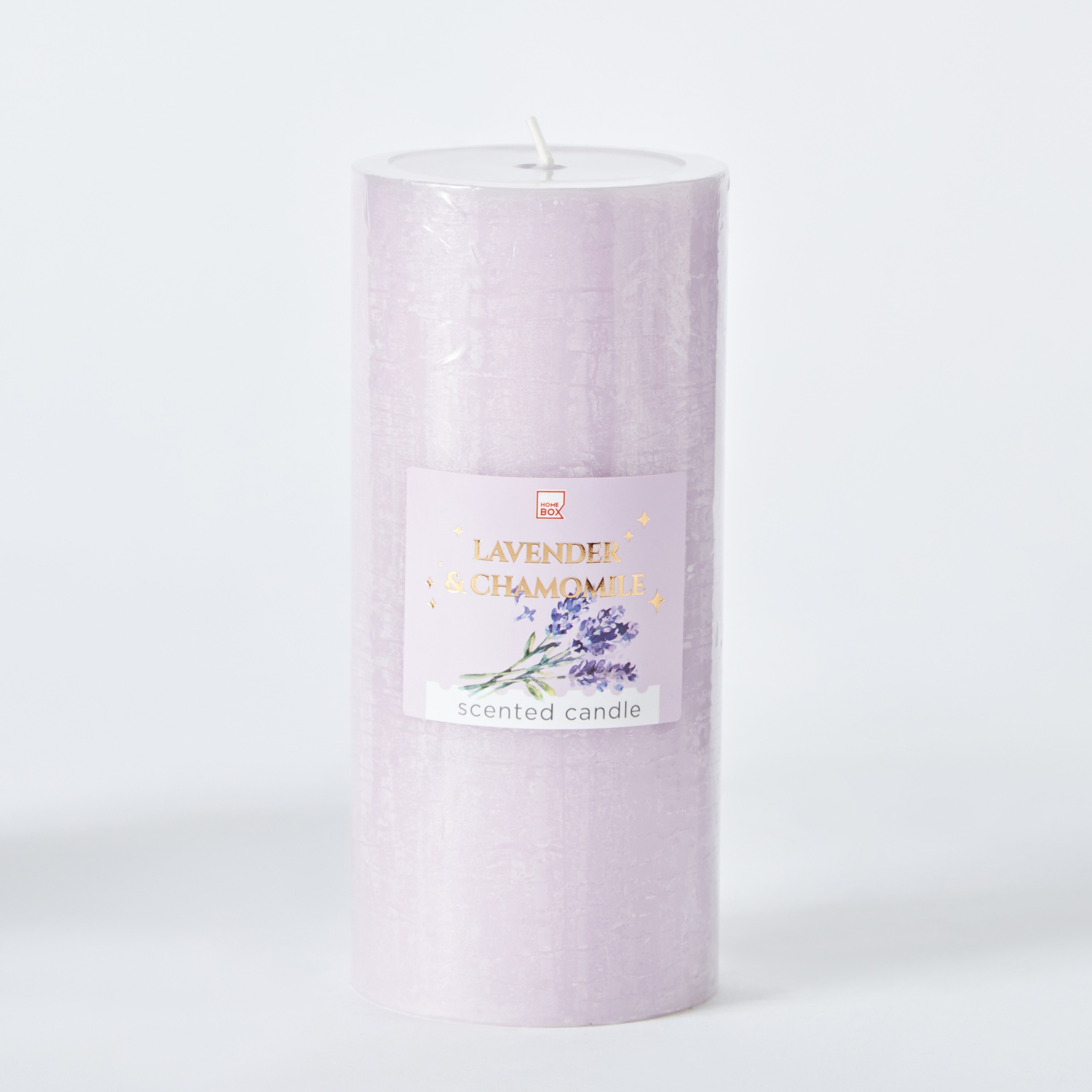 شمعة عمودية برائحة اللافندر والبابونج من قرا - 6.8x15 سم-hbxlivingroom-decorandaccessories-candles-image-6
