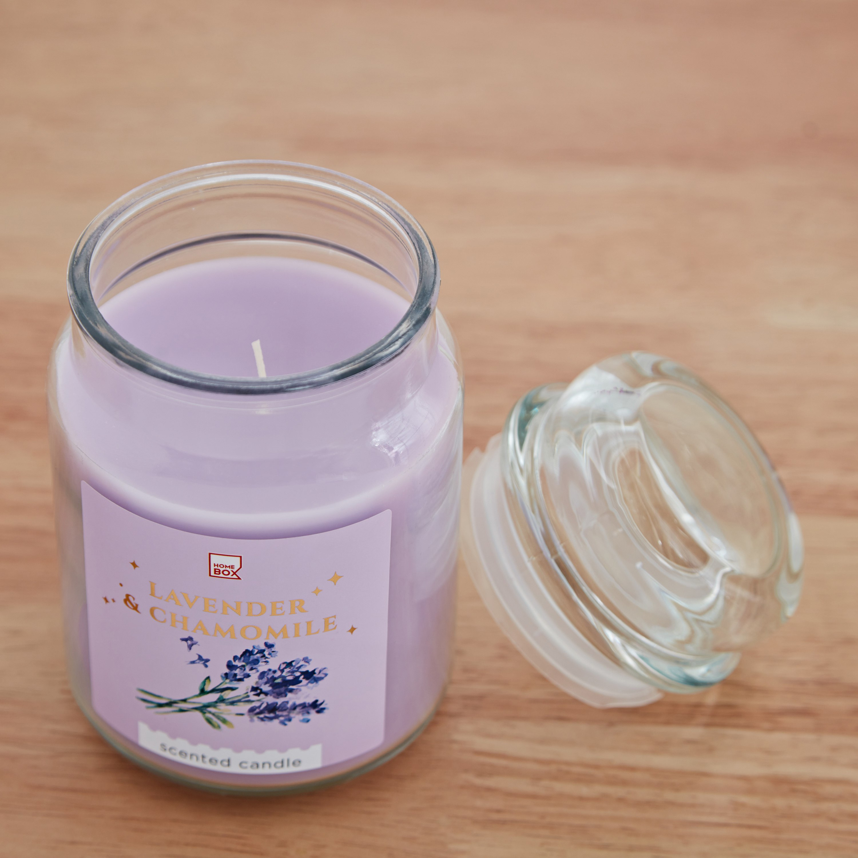 Qara Colonial Lavender Chamomile Jar Candle - 530 gm-hbxlivingroom-decorandaccessories-candles-image-2