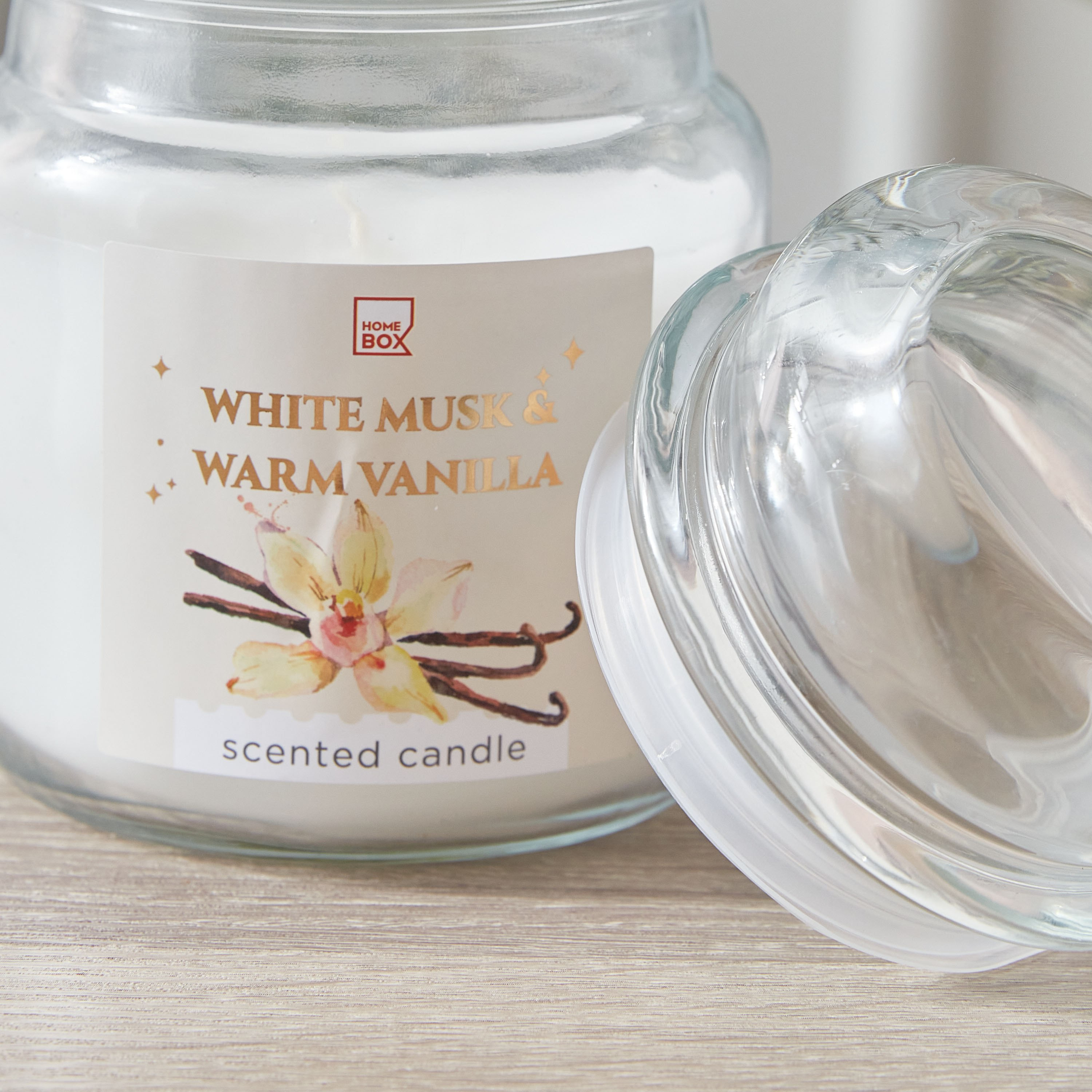 Qara Colonial Vanilla Jar Candle - 280 g-hbxlivingroom-decorandaccessories-candles-image-3