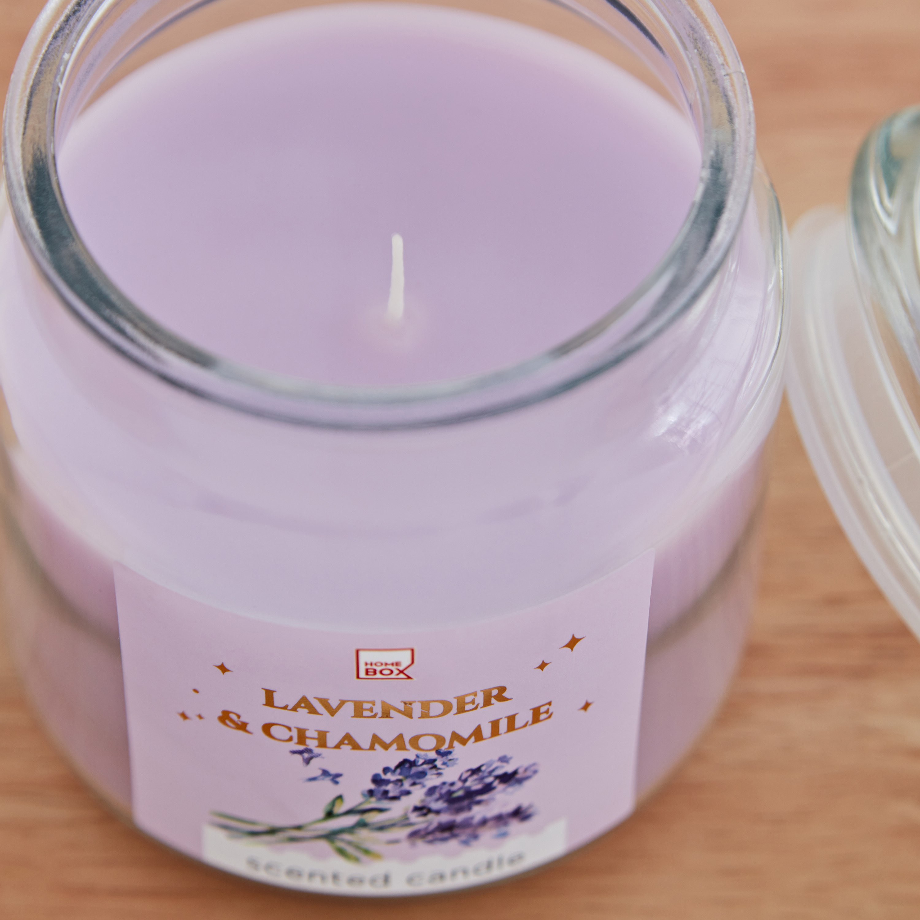 Qara Colonial Lavender Chamomile Jar Candle - 280 gm-hbxlivingroom-decorandaccessories-candles-image-4