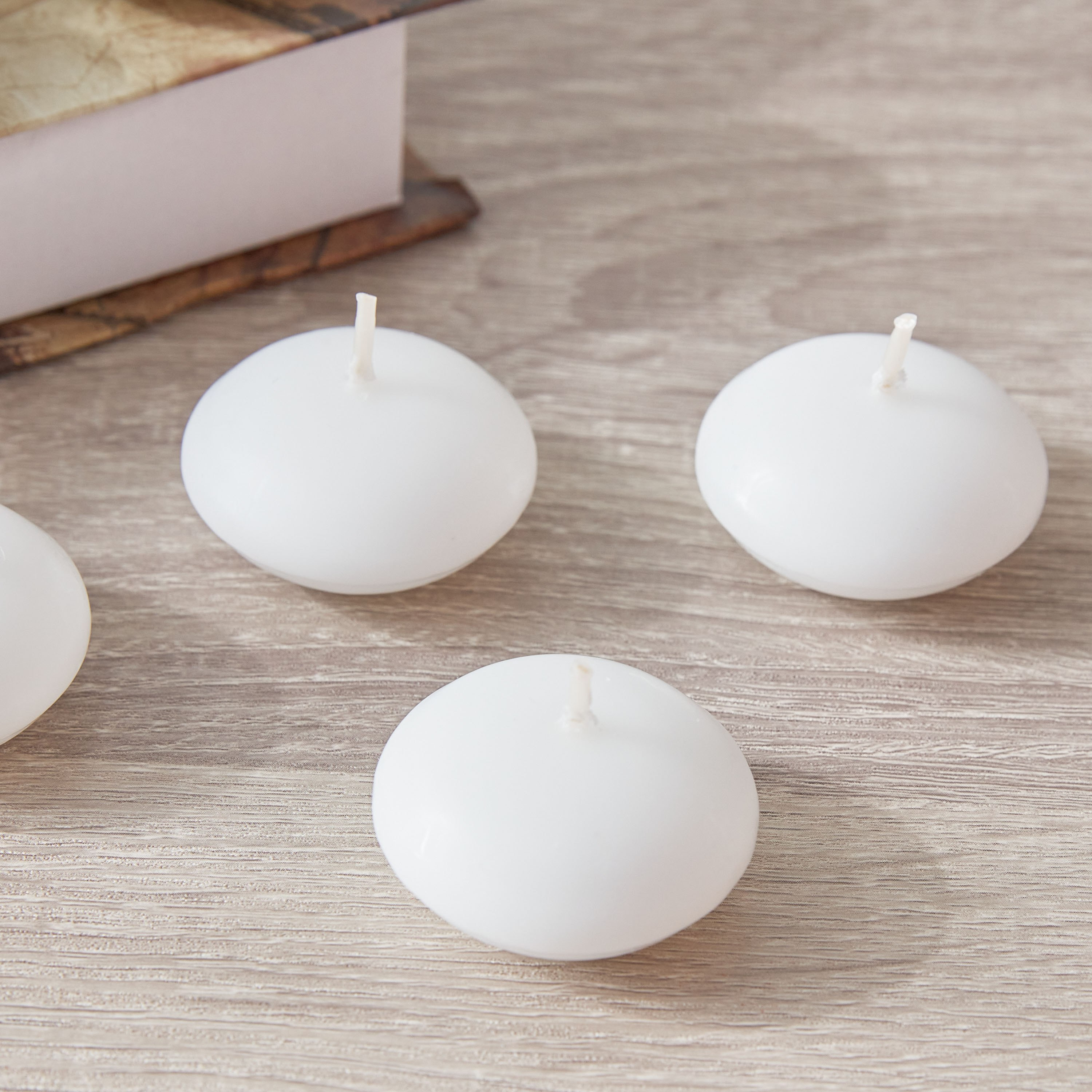طقم شموع عائمة 6 قطع برائحة الفانيليا من قارا - 9x13.5x2.5 سم-hbxlivingroom-decorandaccessories-candles-image-3
