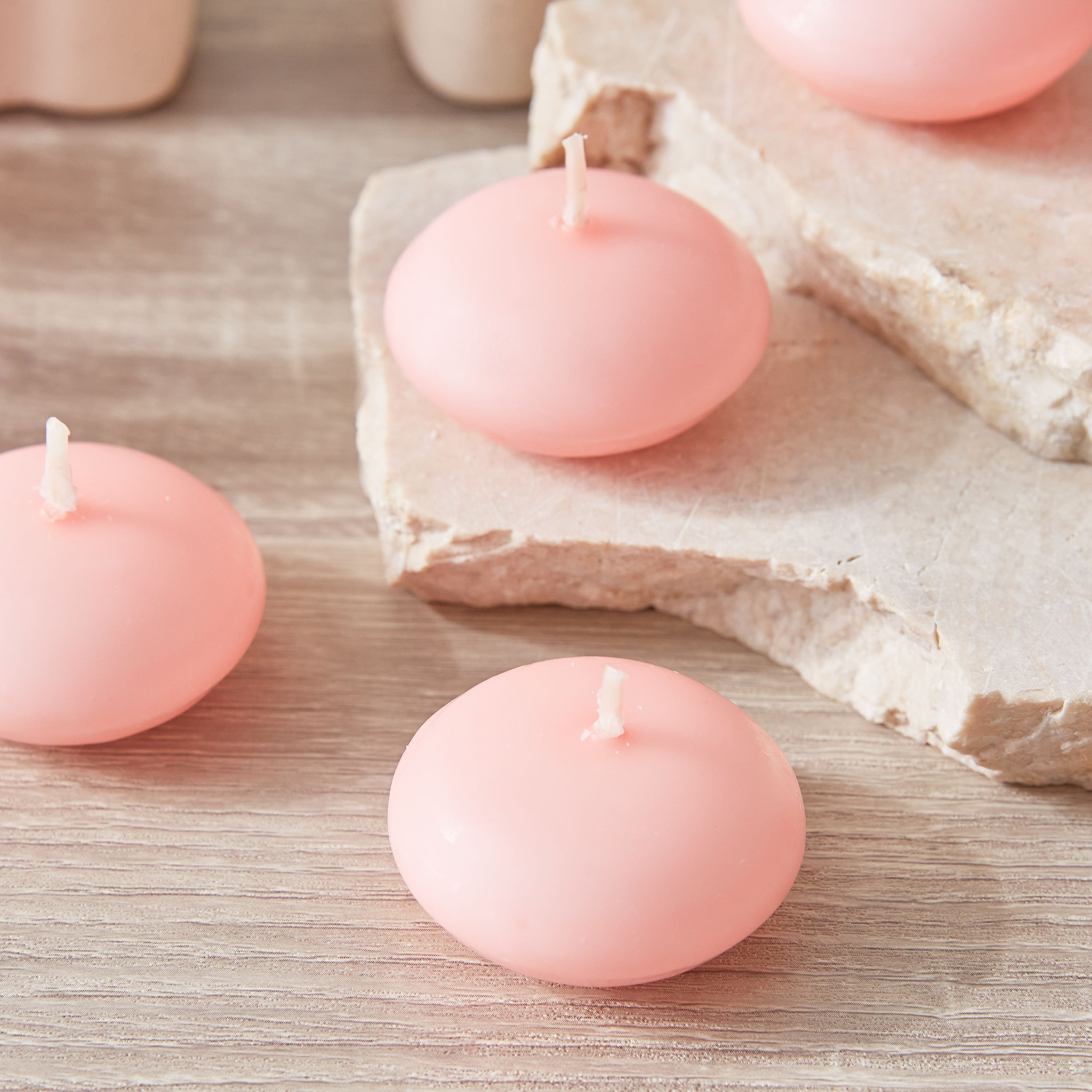 طقم شموع عائمة 6 قطع روز جاردن من قارا - 9x13.5x2.5 سم-hbxlivingroom-decorandaccessories-candles-image-3