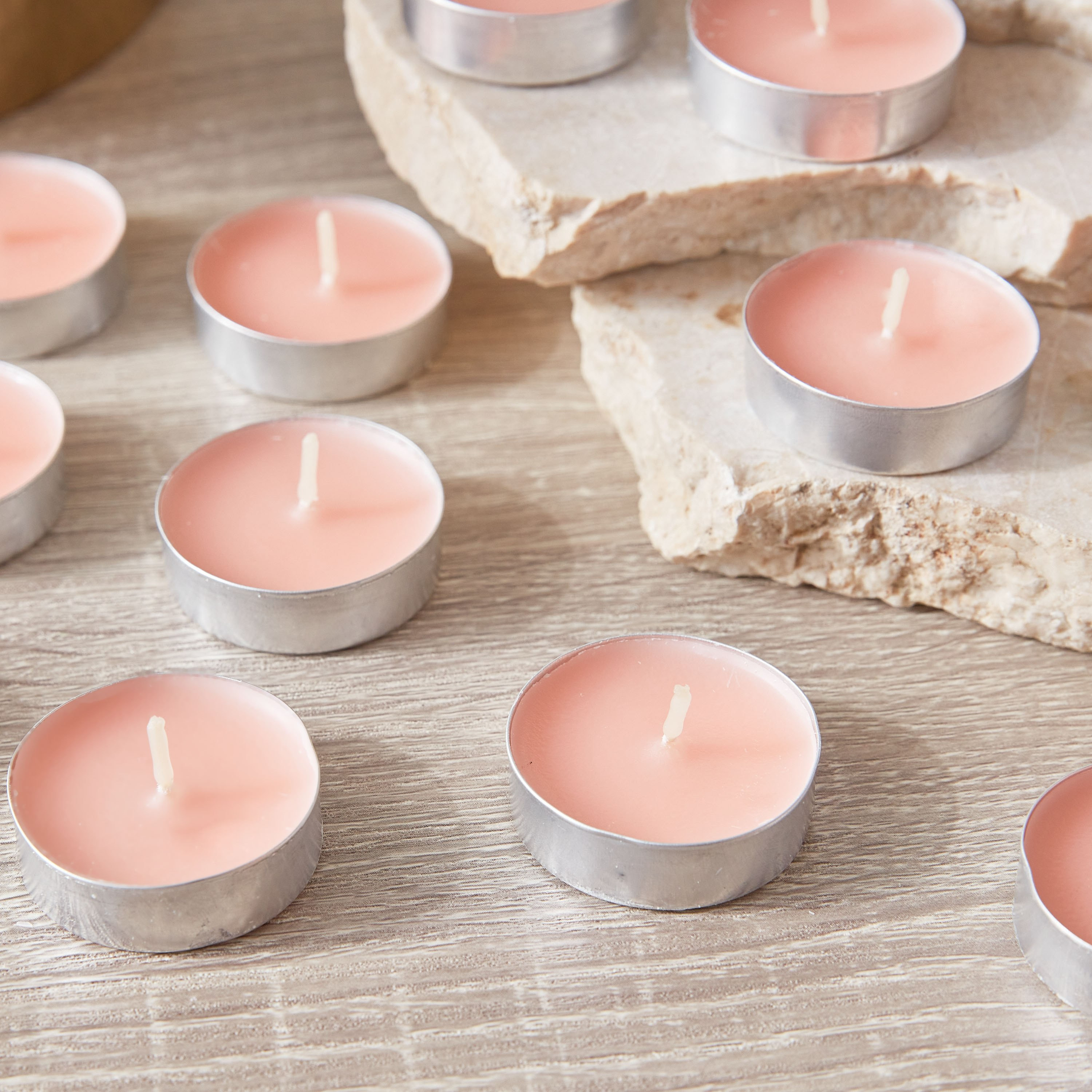 Qara 50-Piece Rose Garden Tealights Set - 19x19x2.5 cm-PROMO_HB_AE_B1G1_250925-image-3