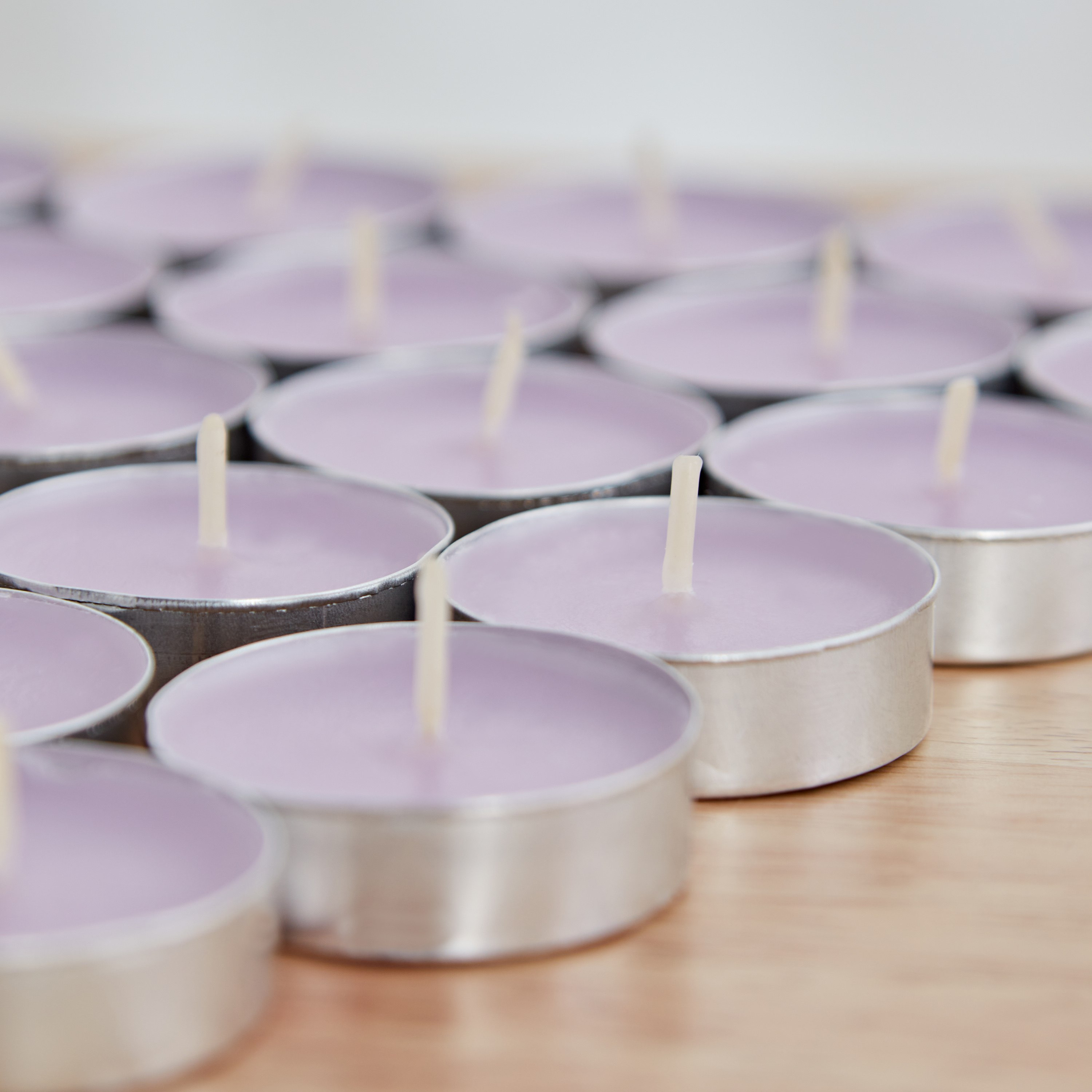 Qara 50-Piece Lavender Chamomile Tealight Candle Set - 19x19x2.5 cm-hbxlivingroom-decorandaccessories-candles-image-3
