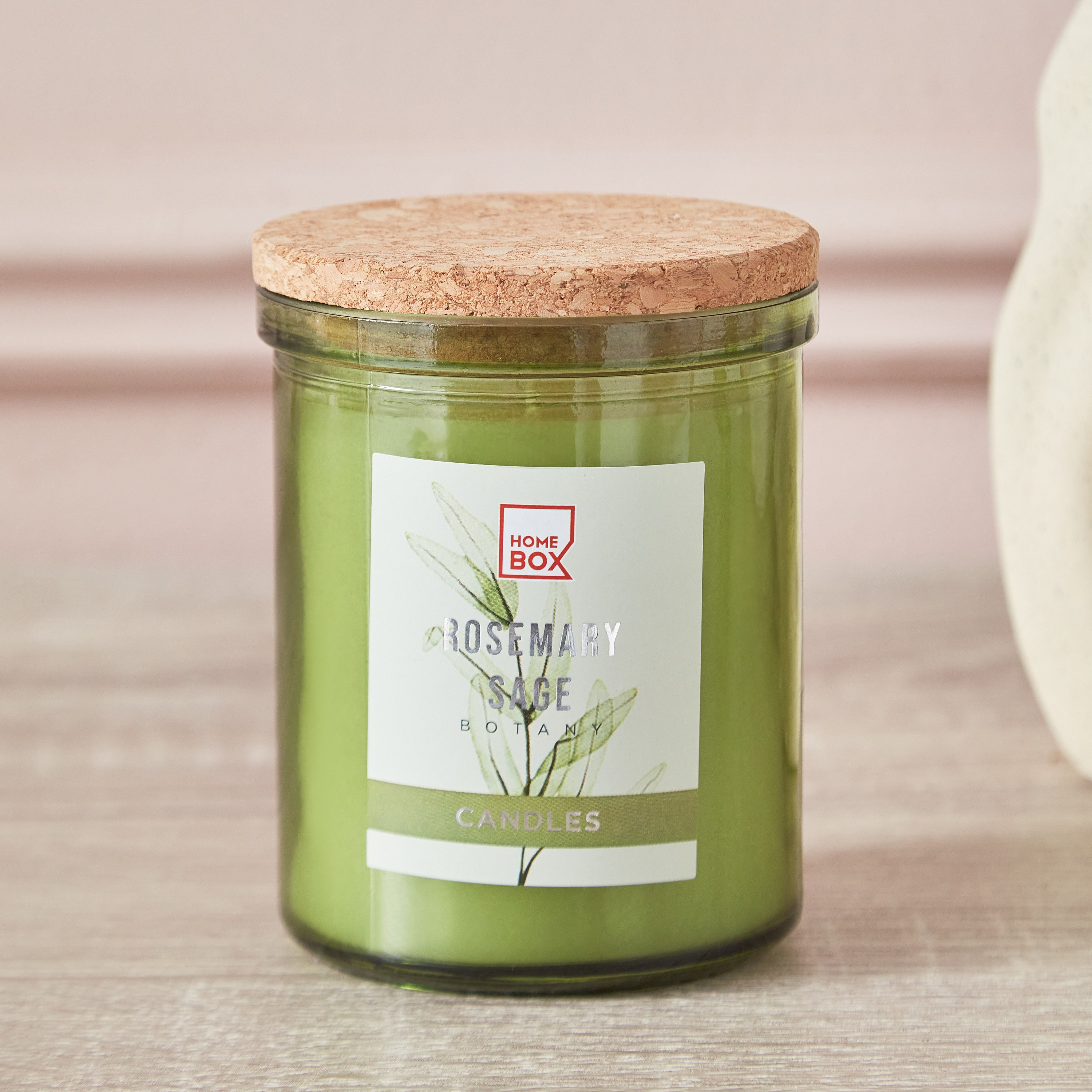 جرة شموع إيكولوجي برائحة روزماري ميرمية بغطاء من قارا - 197 جم-hbxlivingroom-decorandaccessories-candles-image-1