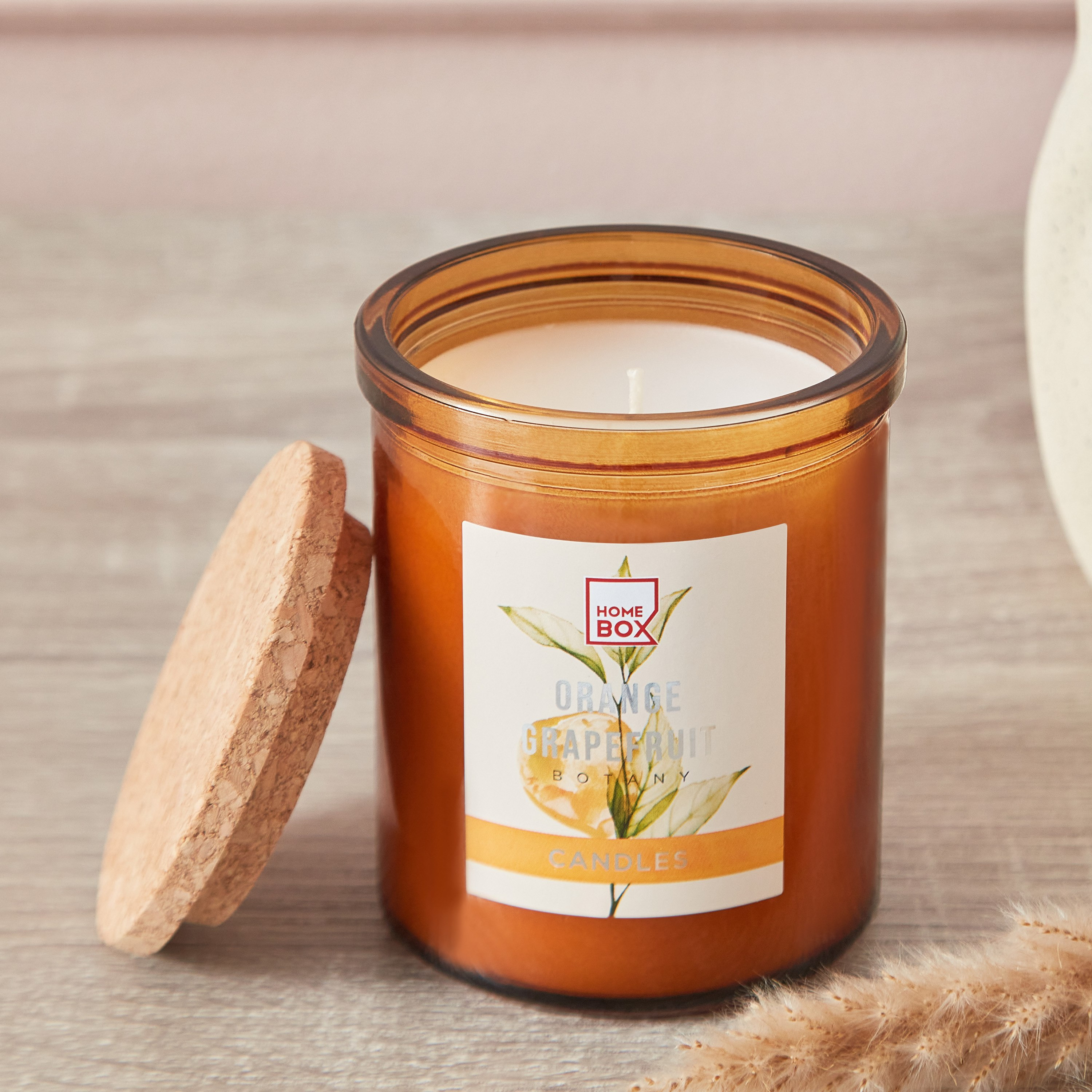جرة شموع مع غطاء إيكولوجي بالجريب فروت والبرتقال من قارا  - 197 جم-hbxlivingroom-decorandaccessories-candles-image-2