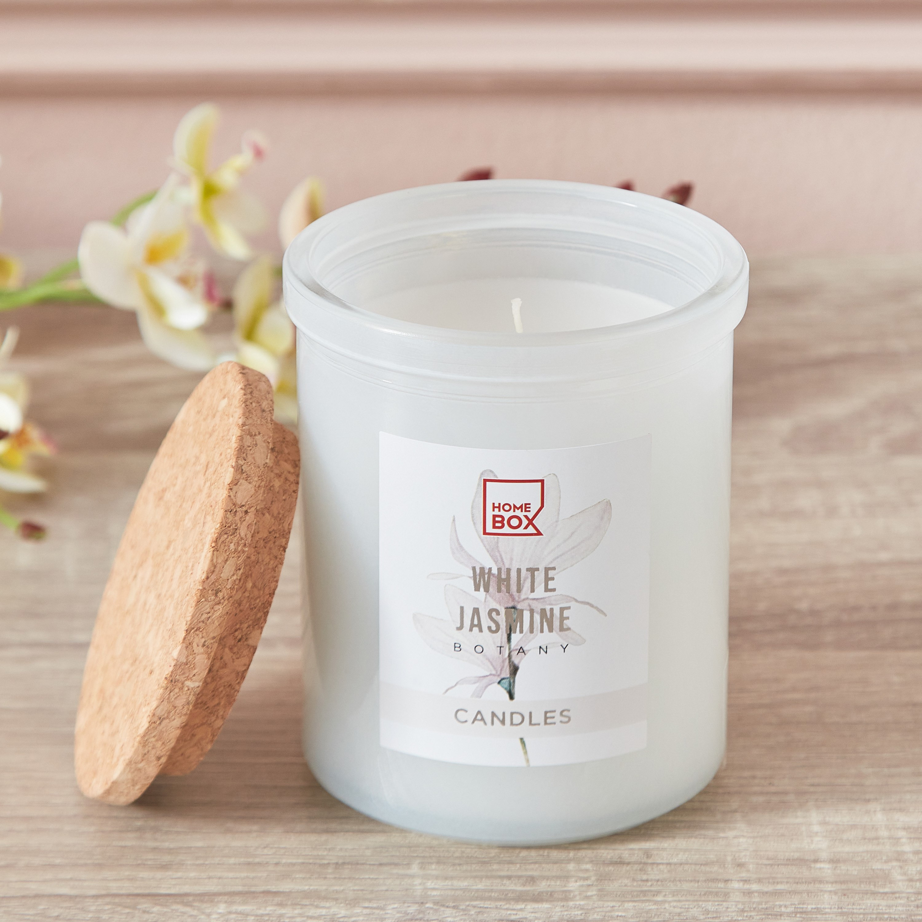 Qara Ecology White Jasmine Jar Candle with Lid - 197 gm-PROMO_HB_AE_B2G2_011025-image-2