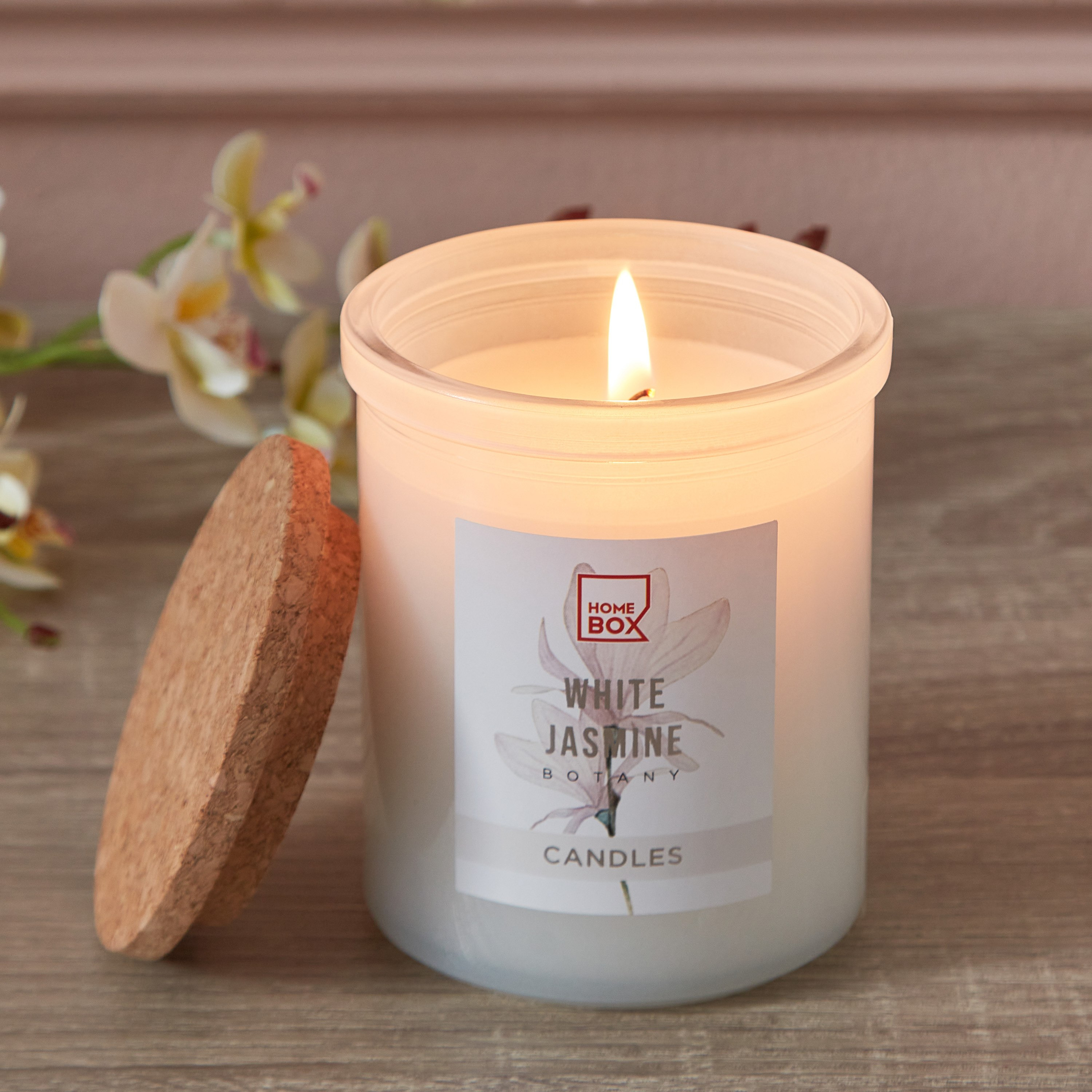 Qara Ecology White Jasmine Jar Candle with Lid - 197 gm-PROMO_HB_AE_B2G2_011025-image-3