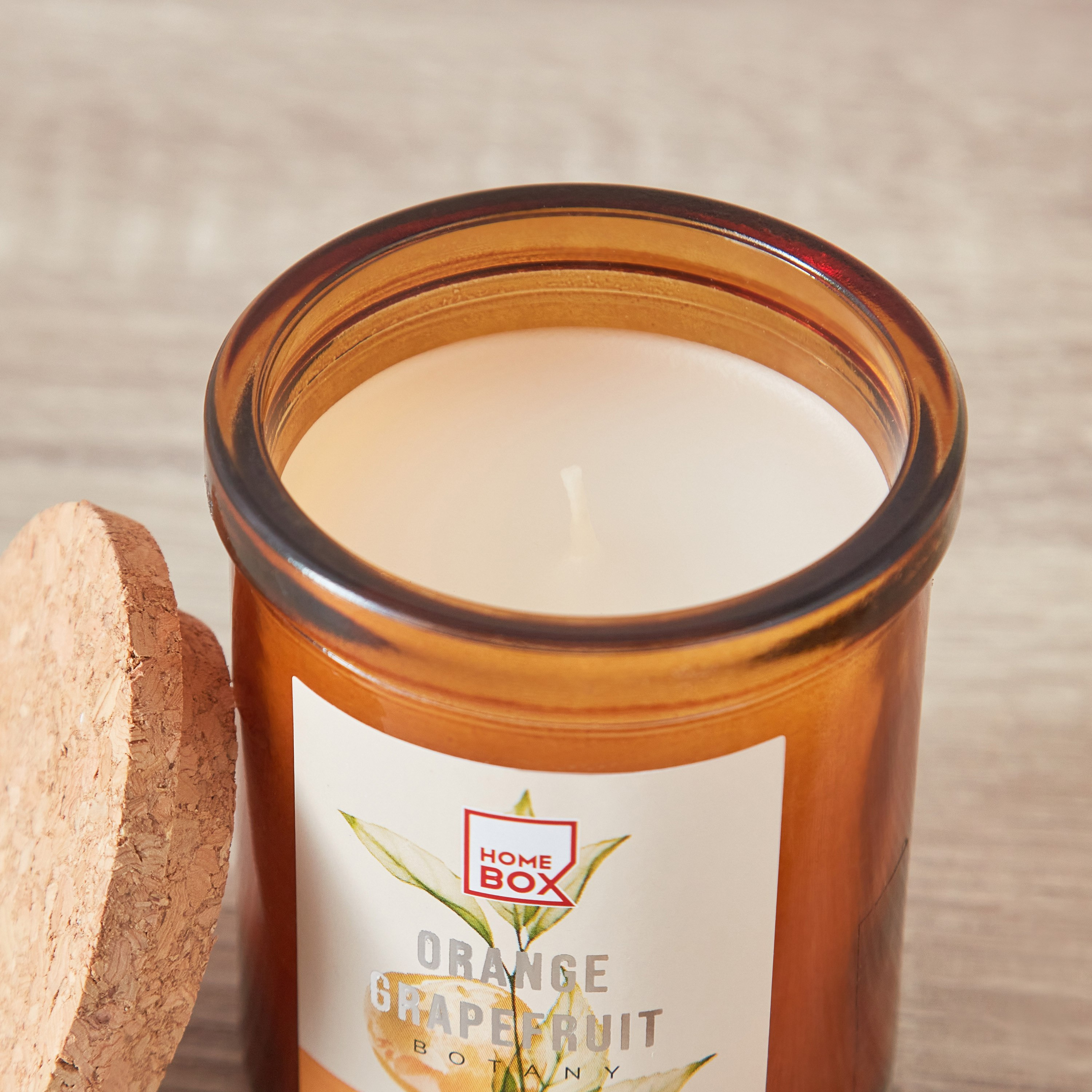 جرة شموع مع غطاء إيكولوجي بالجريب فروت والبرتقال من قارا - 114 جم-hbxlivingroom-decorandaccessories-candles-image-4