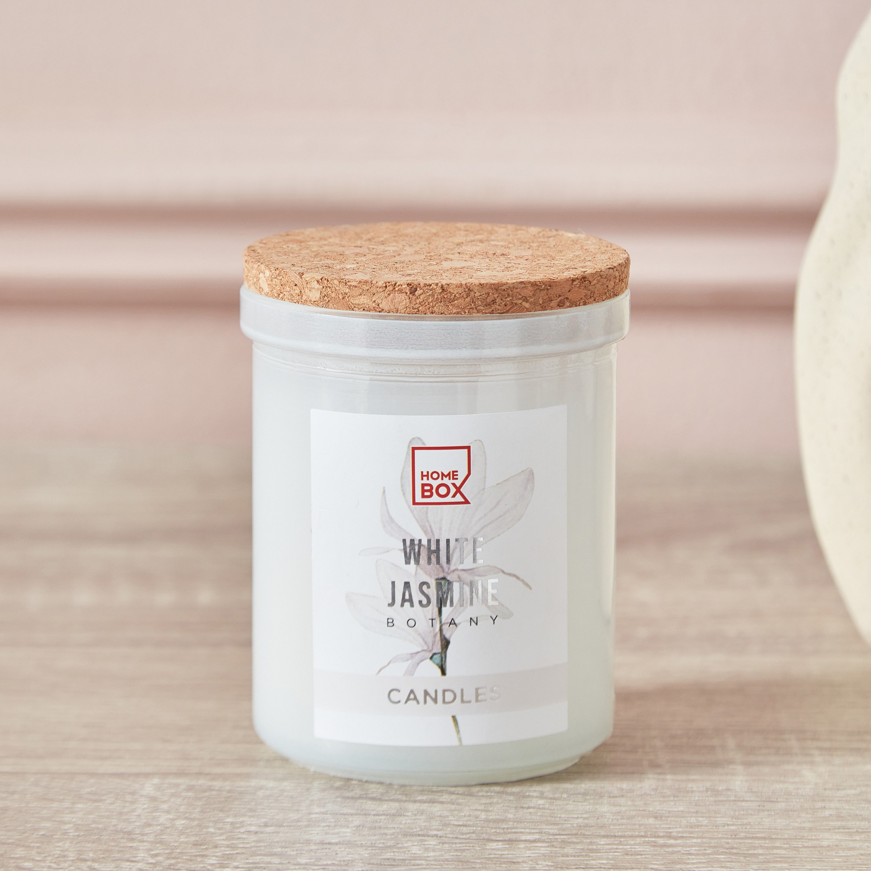 جرة شموع مع غطاء برائحة الياسمين الأبيض إيكولوجي من قارا - 114 جم-hbxlivingroom-decorandaccessories-candles-image-1