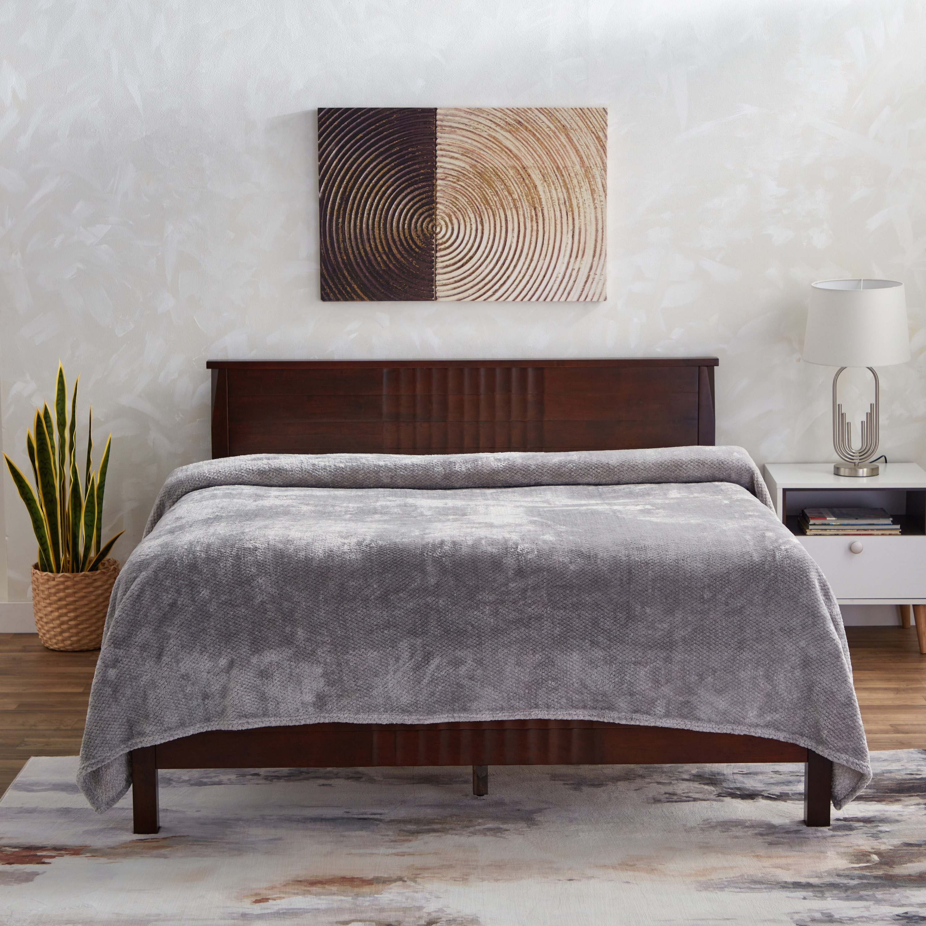 Lux Popcorn Queen Flannel Blanket - 220x200 cm-hbxhomeware-hbxbedroom-image-2
