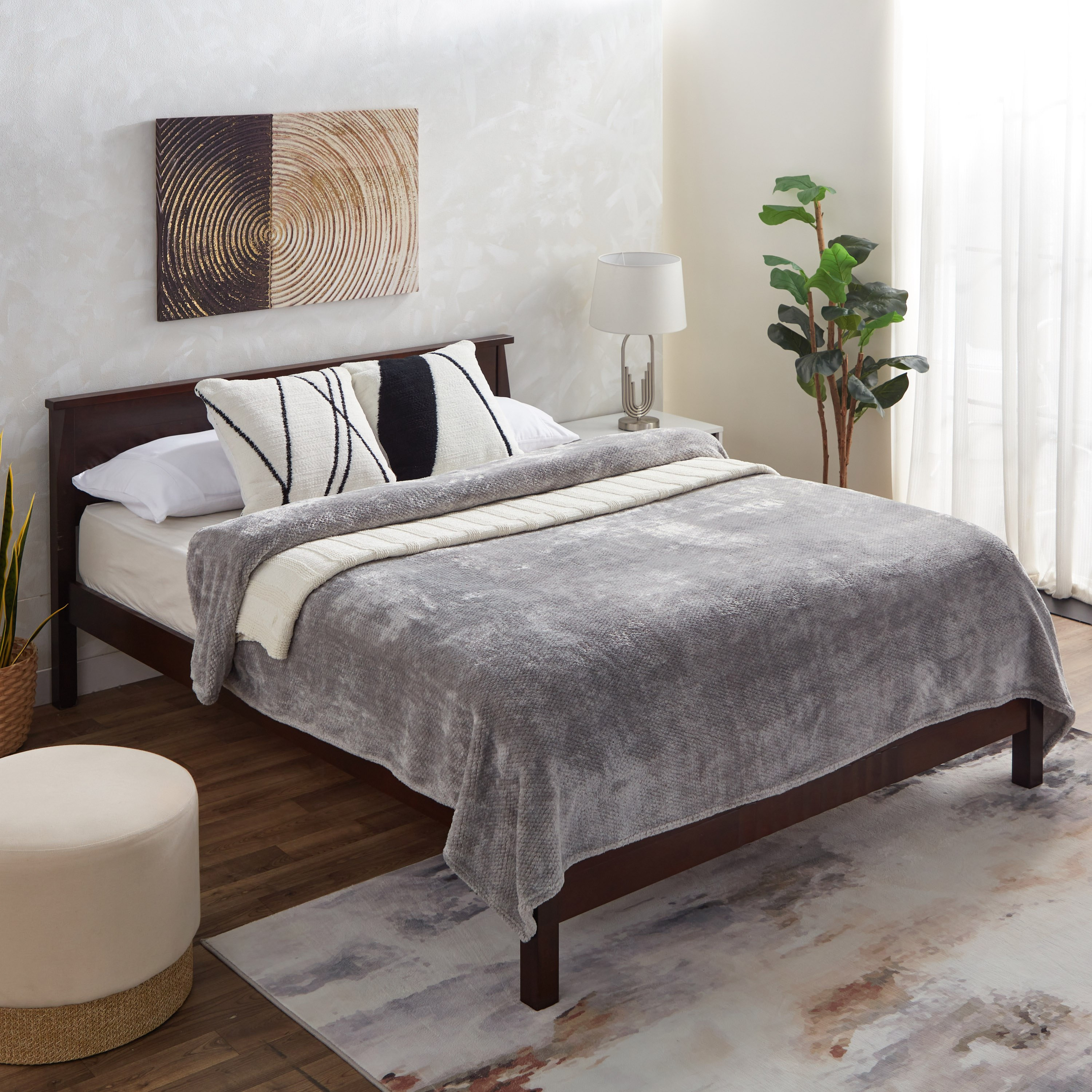 Lux Popcorn Queen Flannel Blanket - 220x200 cm-hbxhomeware-hbxbedroom-image-6