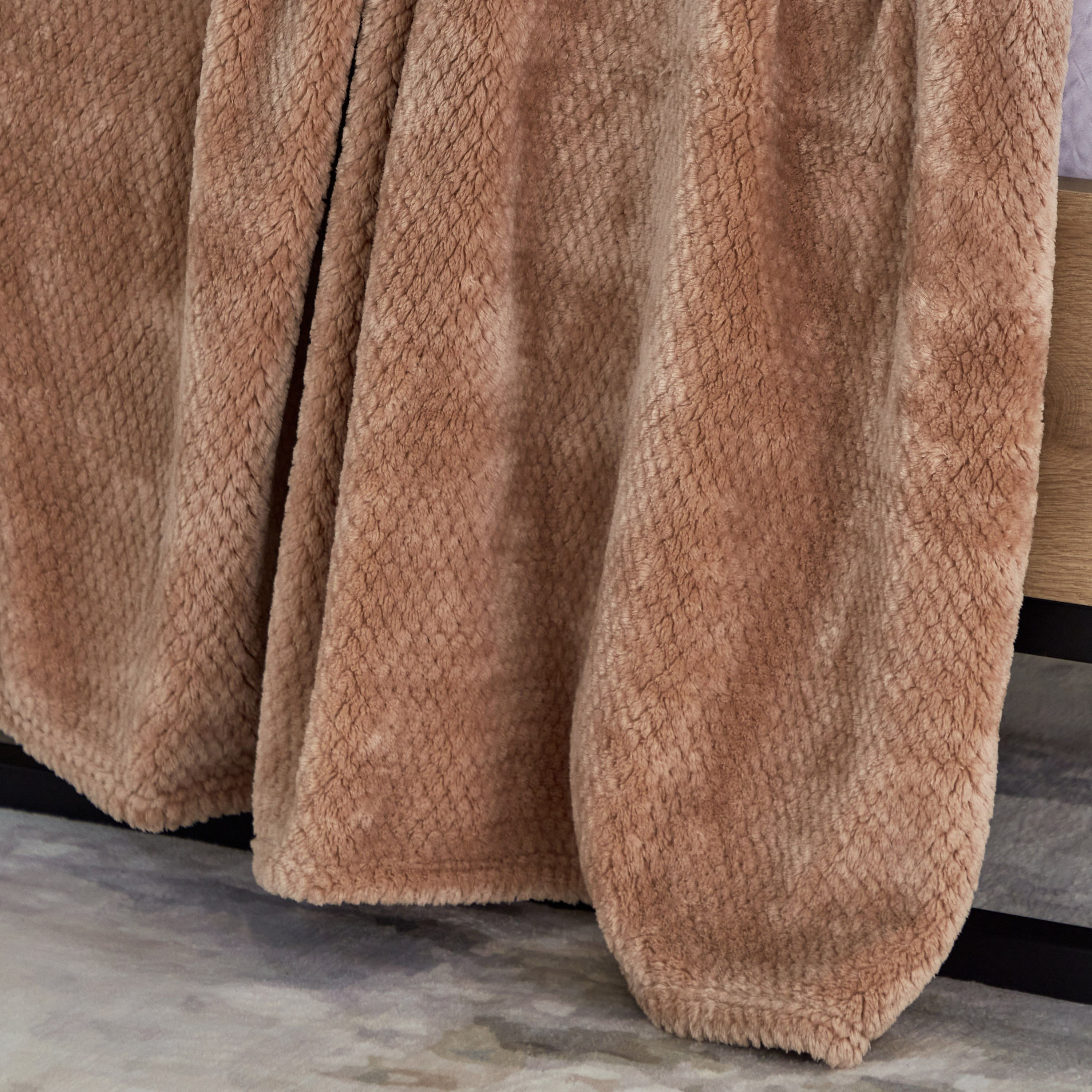 Lux Popcorn Queen Flannel Blanket - 220x200 cm-hbxhomeware-hbxbedroom-image-5