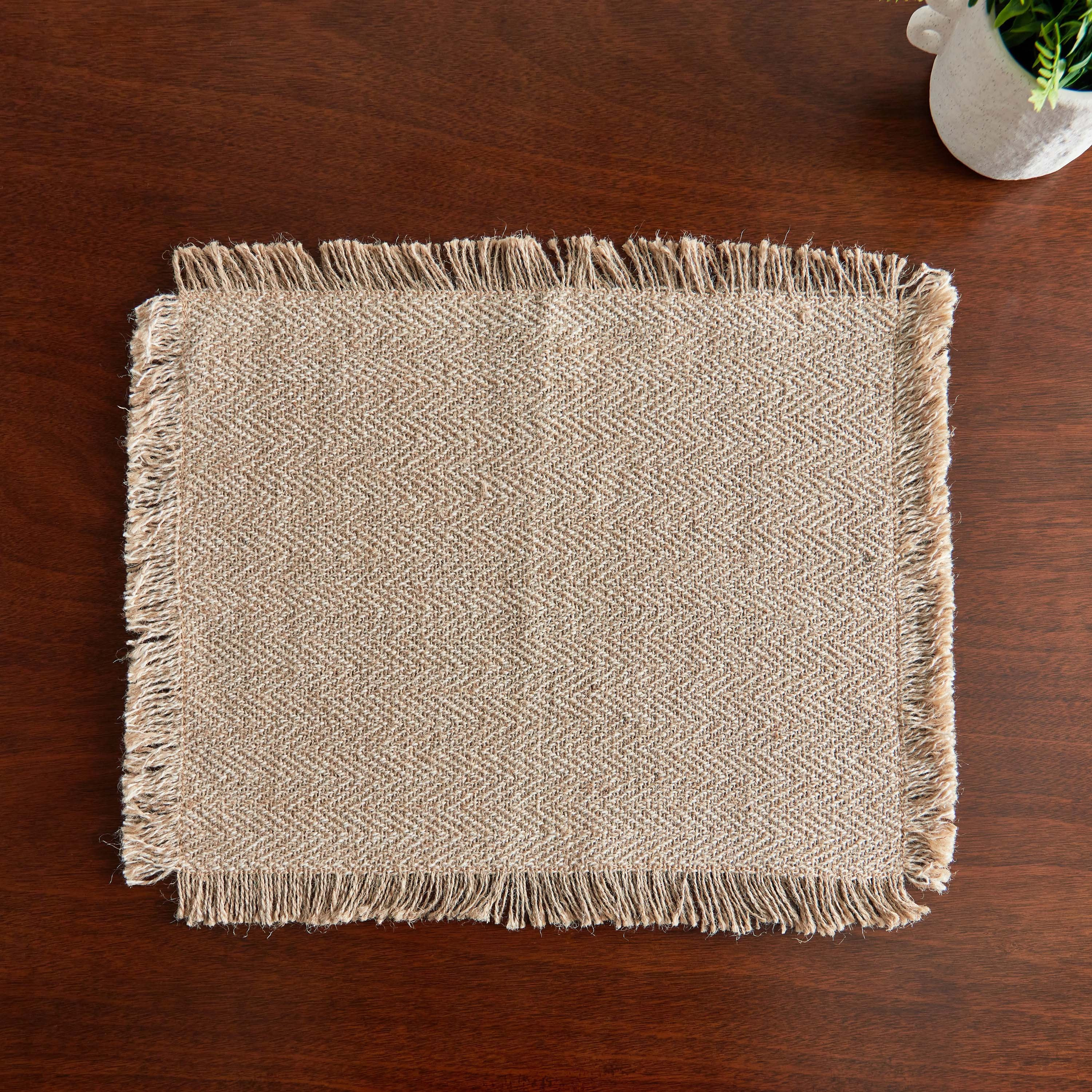 لبادة صحون قطن جوت من ناتورا ايش - 35x45 سم-hbxdecorandfurnishings-homefurnishings-tablelinens-image-1