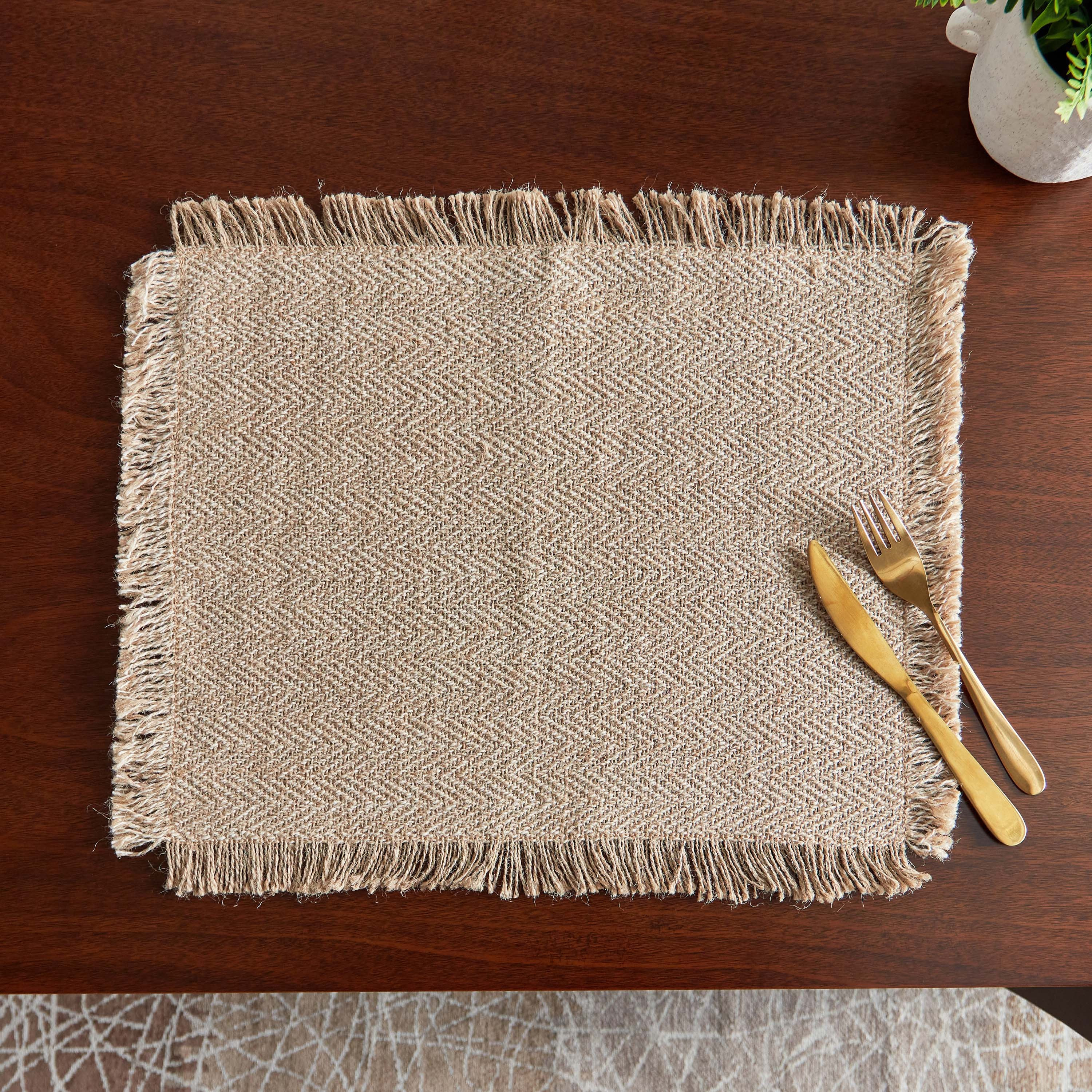 لبادة صحون قطن جوت من ناتورا ايش - 35x45 سم-hbxdecorandfurnishings-homefurnishings-tablelinens-image-4