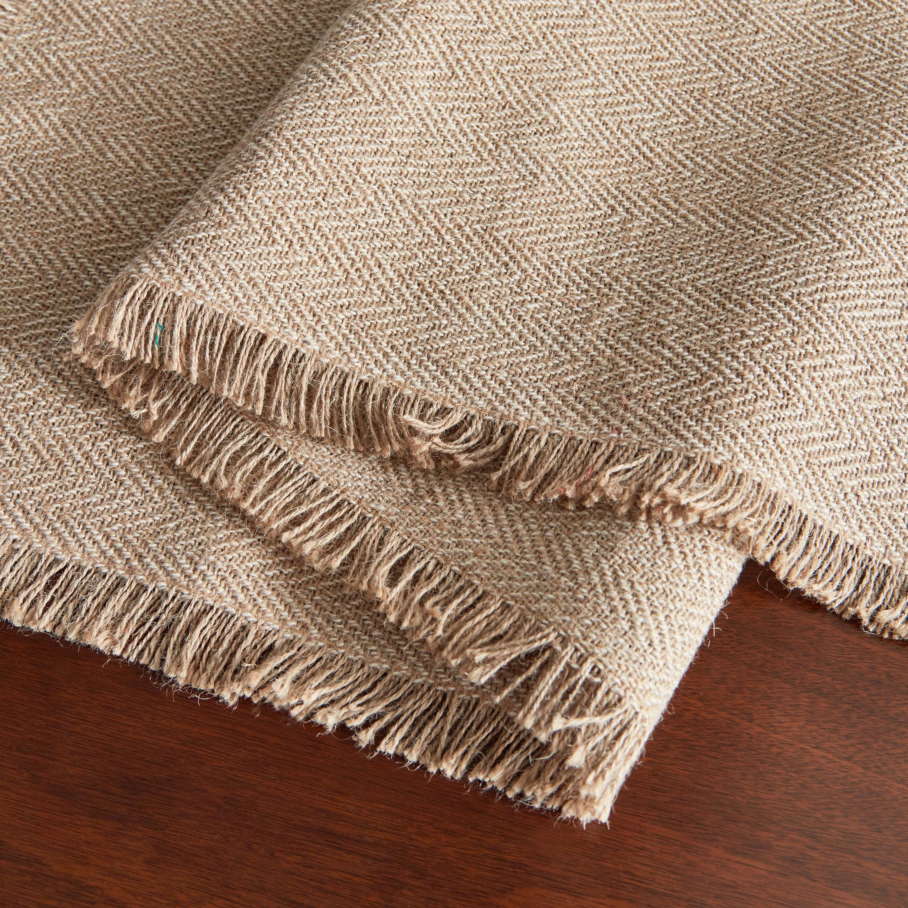 Natura Aish Jute Cotton Runner - 35x120 cm-hbxdecorandfurnishings-homefurnishings-tablelinens-image-3