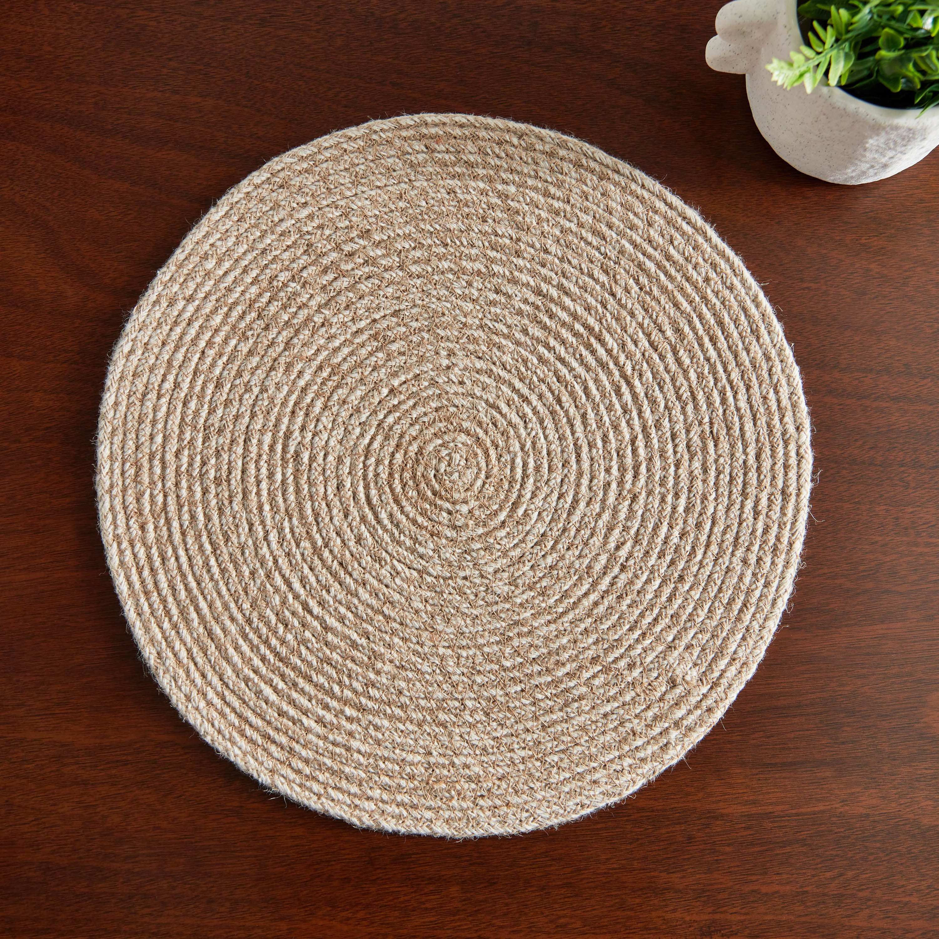 لبادة صحون مستديرة قطن وجوت من ناتورا كات - 37 سم-hbxdecorandfurnishings-homefurnishings-tablelinens-image-1
