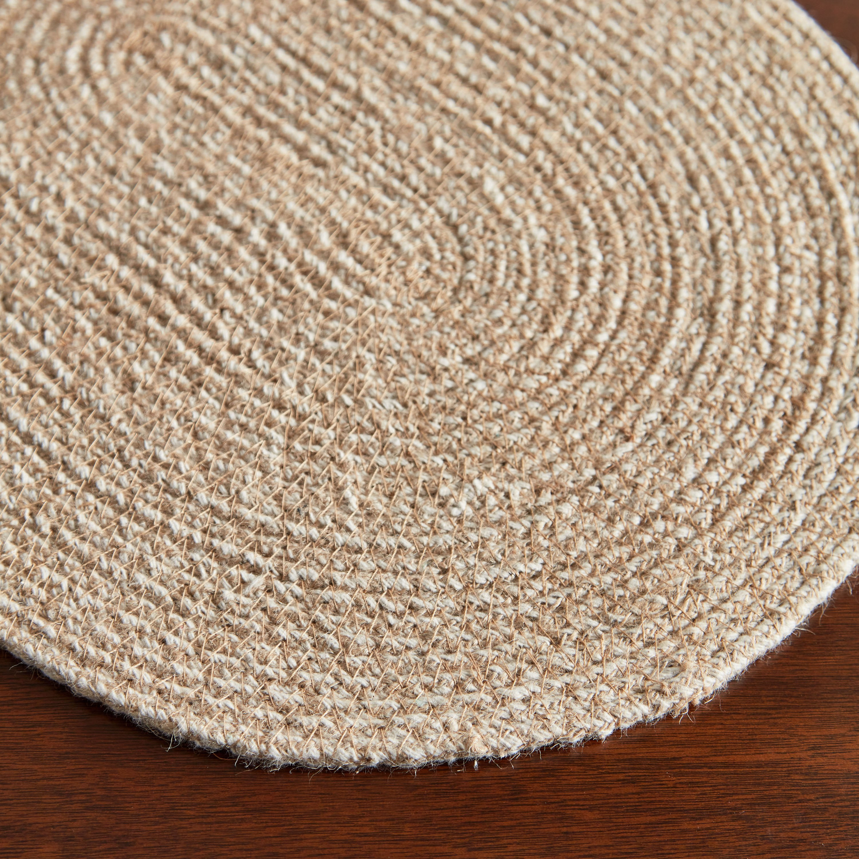 لبادة صحون بيضاوية قطن وجوت من ناتورا سوش - 35x45 سم-hbxdecorandfurnishings-homefurnishings-tablelinens-image-3