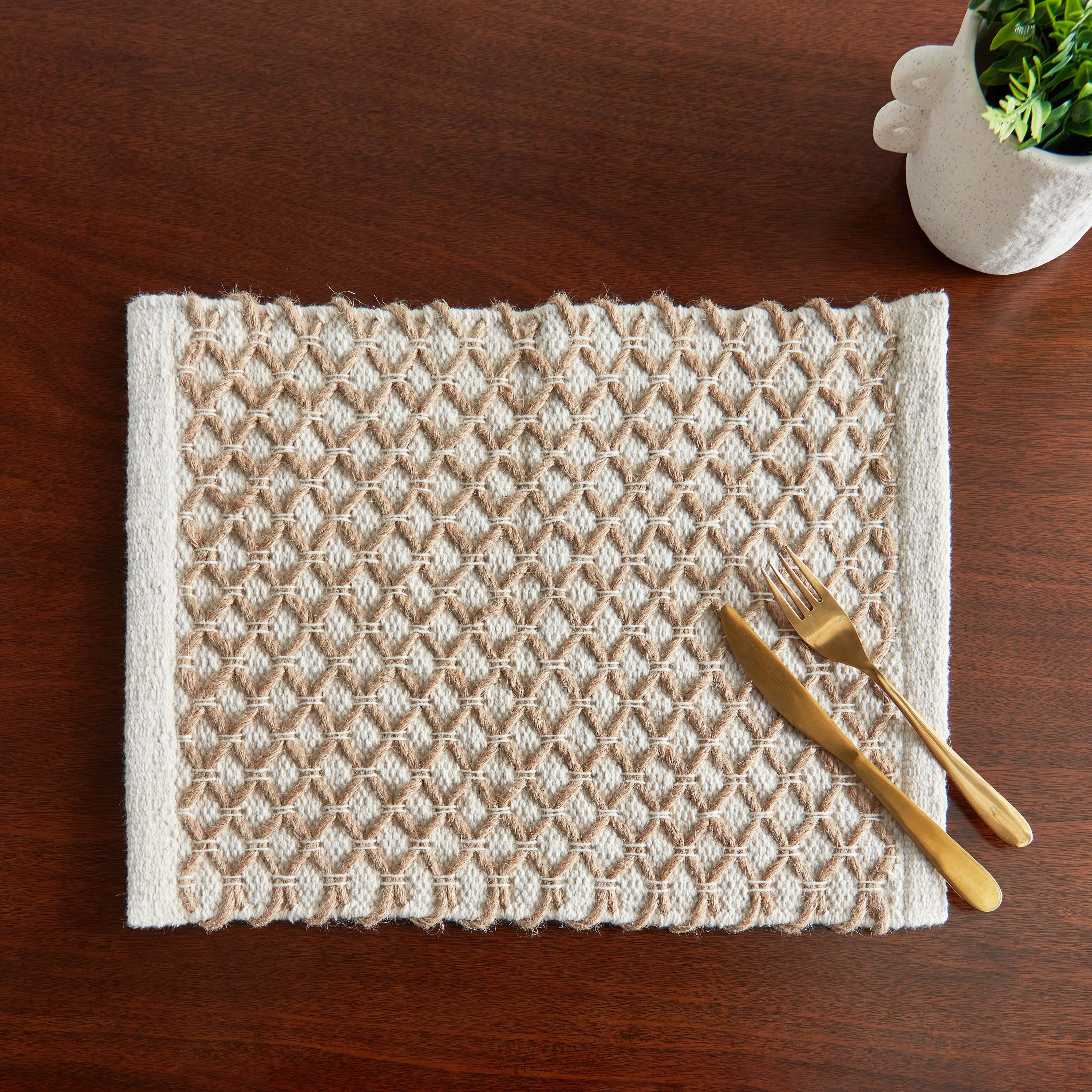 لبادة صحون قطن جوت من ناتورا بول - 34x45 سم-hbxdecorandfurnishings-homefurnishings-tablelinens-image-4