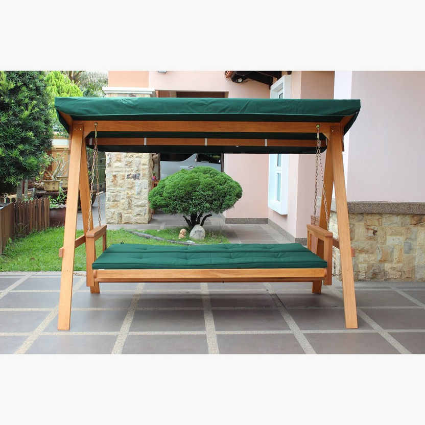 Bahama 3-Seater Convertible Swing with Cushions-Swings and Chairs-image-3