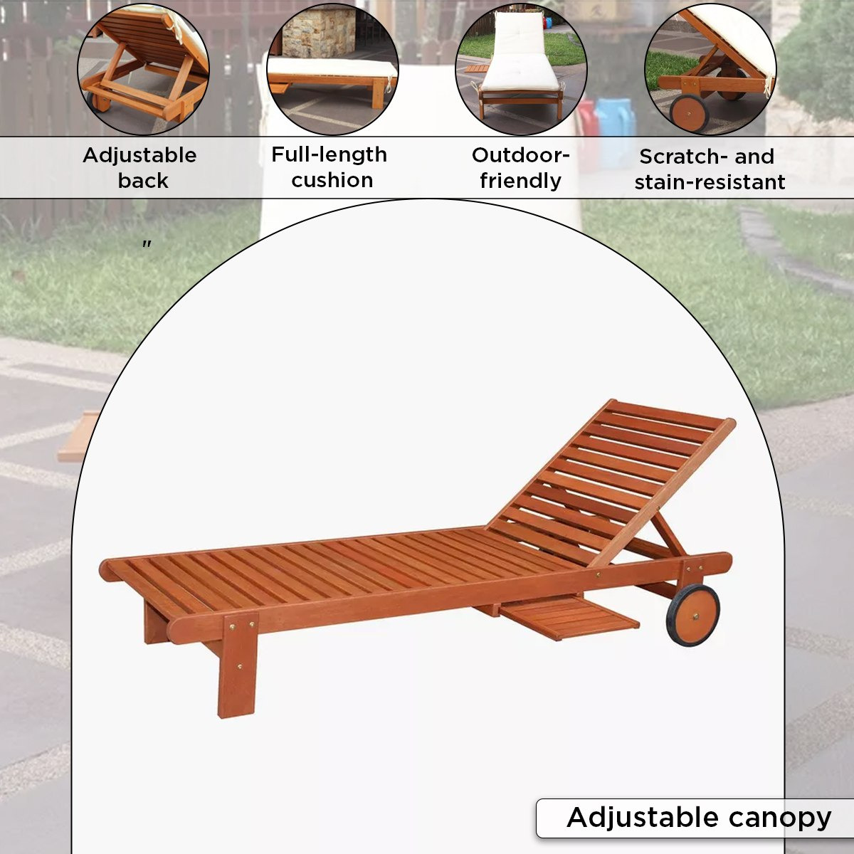 Movo Vera Bahama Lounger with Tray and Cushion-hbxfurniture-outdoor-swingsandchairs-image-6
