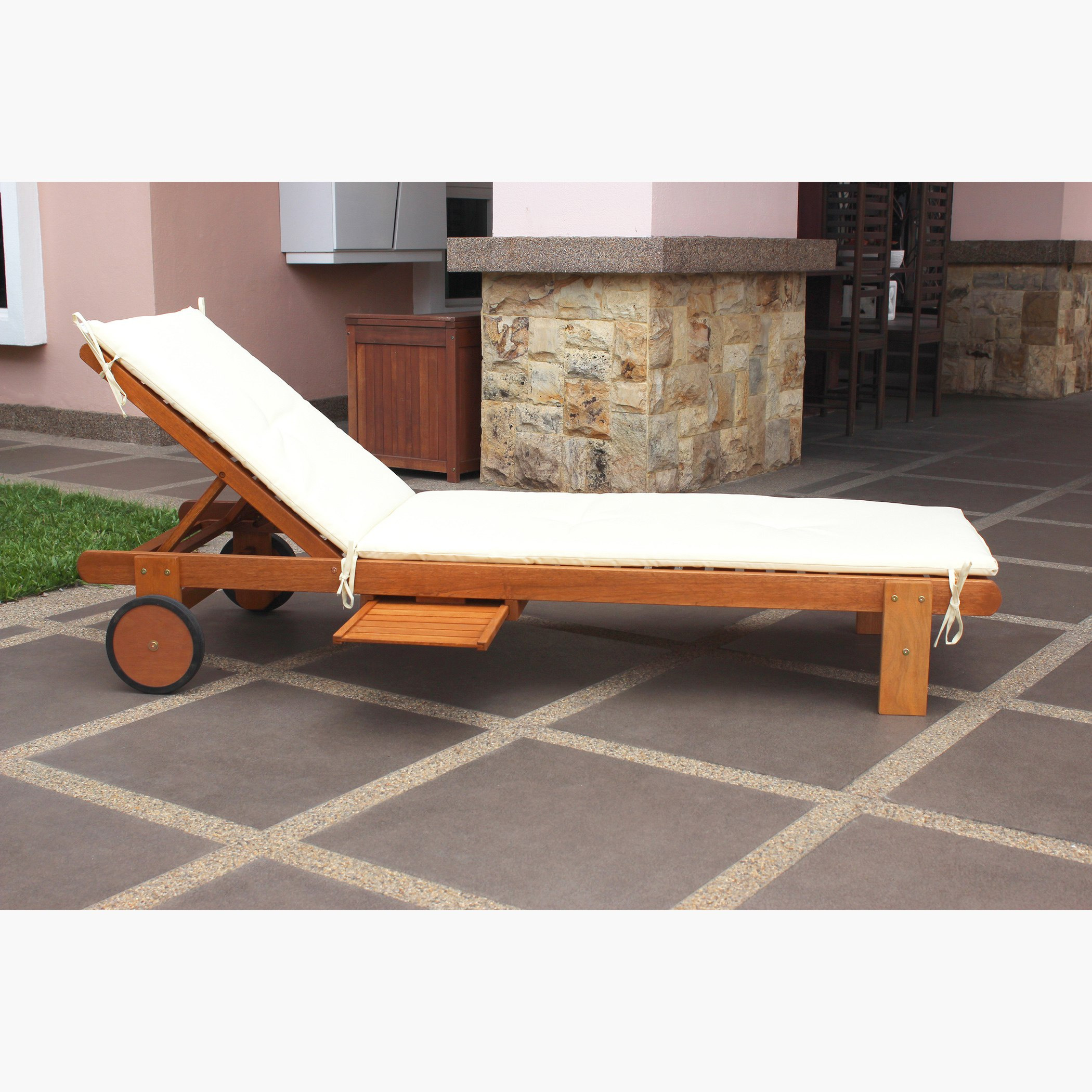 Movo Vera Bahama Lounger with Tray and Cushion-hbxfurniture-outdoor-swingsandchairs-image-3