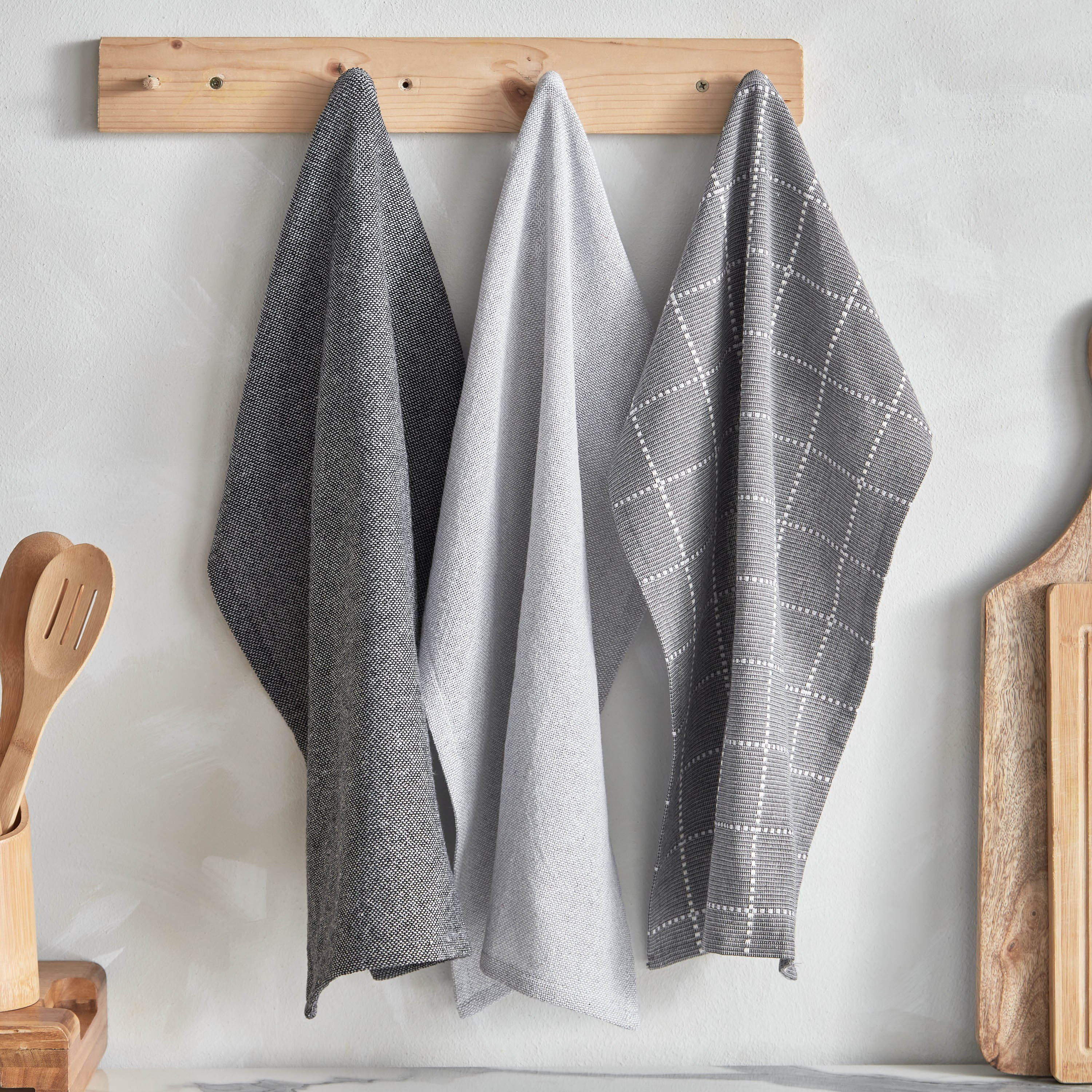 طقم مناشف مطبخ معاد تدويرها 3 قطع من أليفيا - 40x60 سم-hbxhomeware-kitchenware-kitchenlinens-image-1