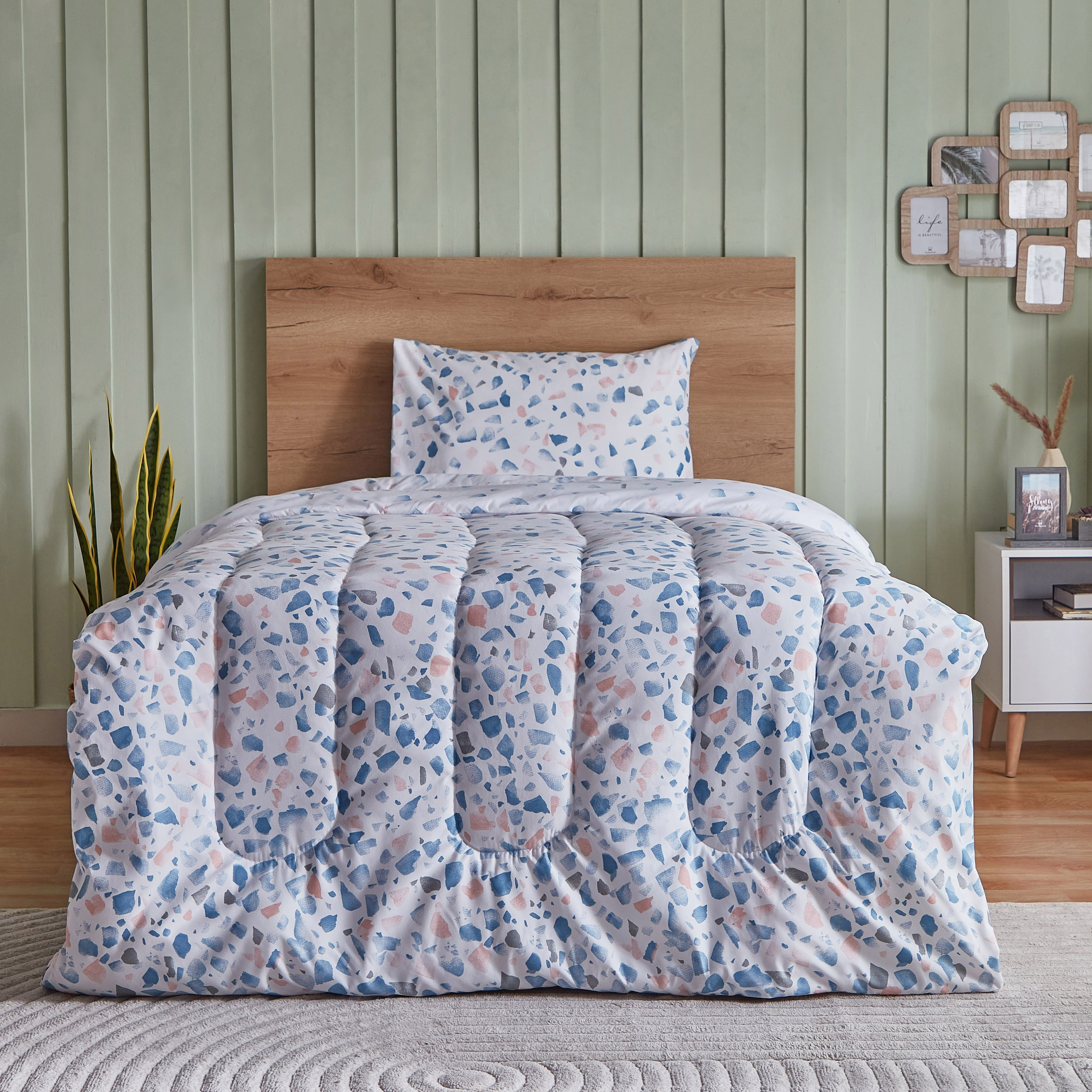 طقم لحاف توين قطعتين من الألياف الدقيقة بطبعات كيا من أونتاريو - 160x220 سم-hbxkidsandyouth-beddingandfurnishings-comfortersets-image-1