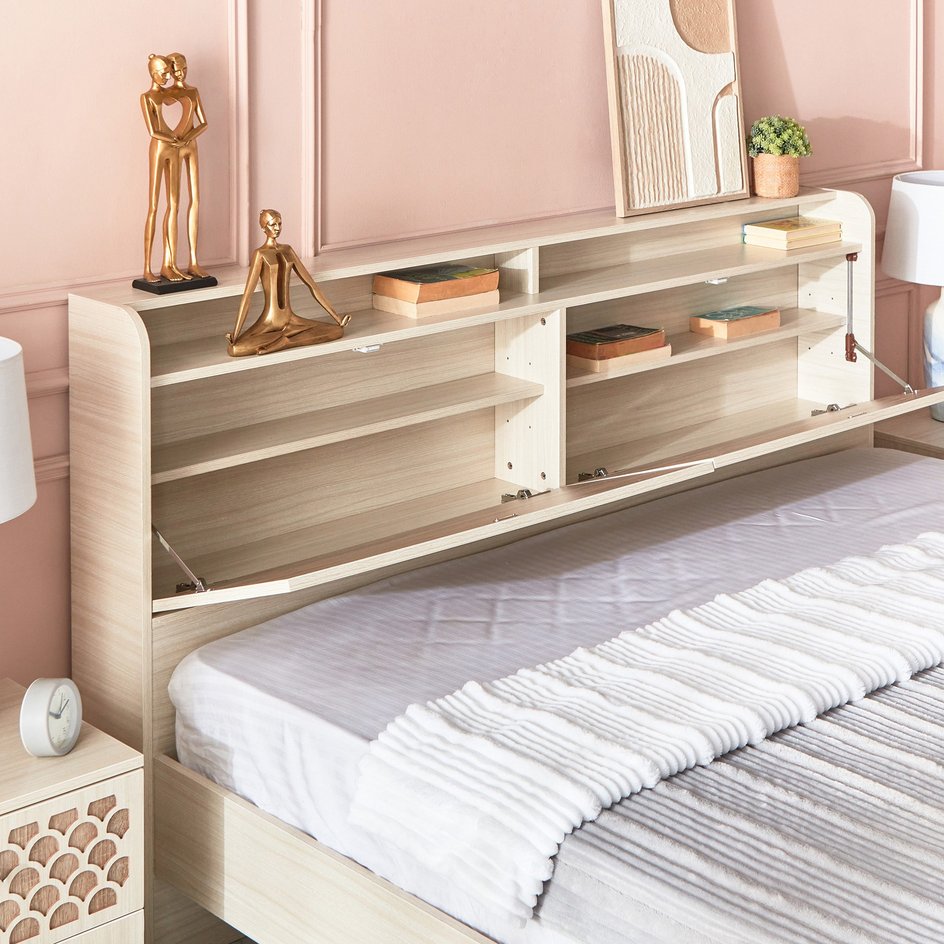 طقم غرفة نوم كينج 5 قطع من ريتشموند - 180x200 سم-hbxbedroom-bedsandbedsets-bedroomsets-king-image-16